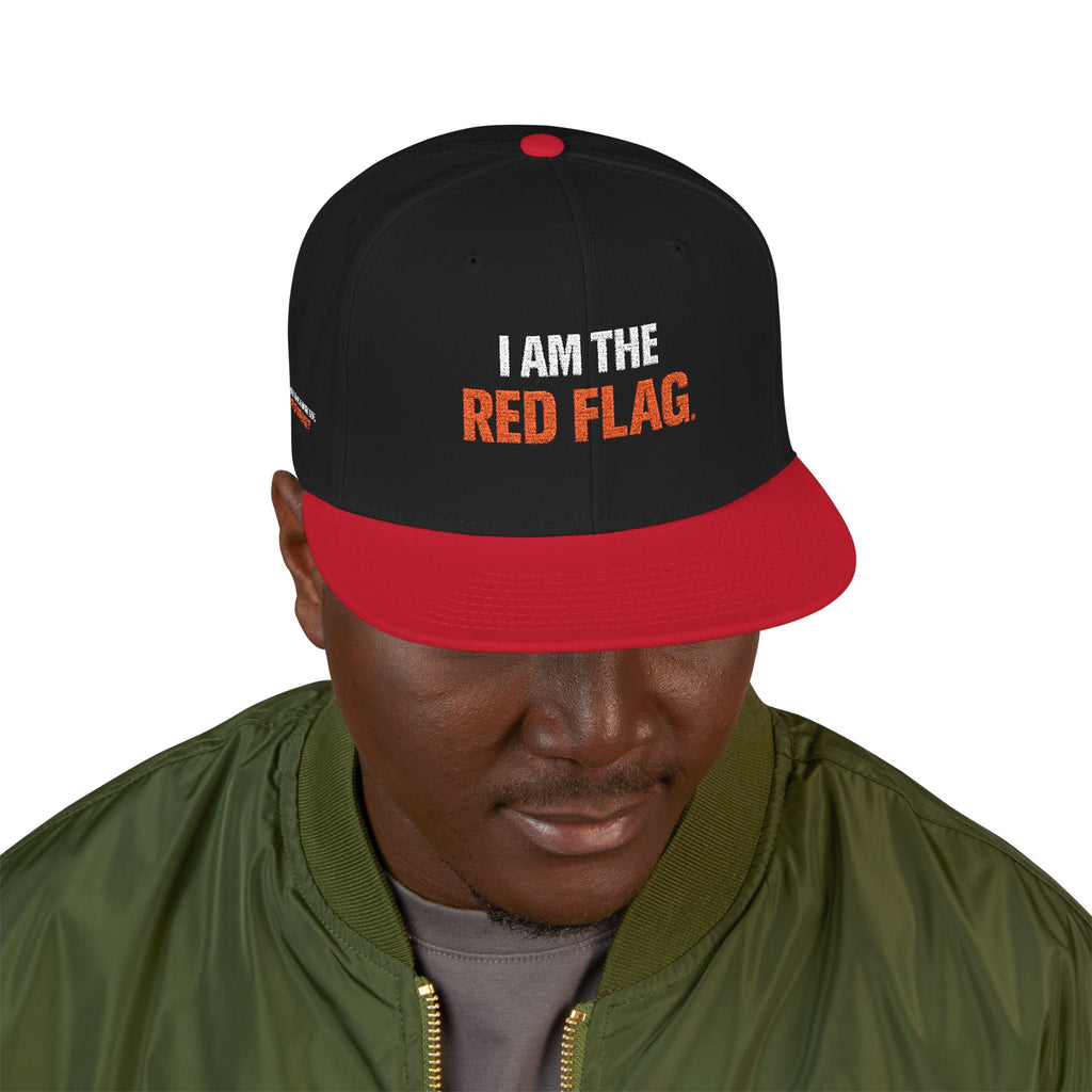 Snapback Hat — I AM THE DEVIL. Embroidered Streetwear Cap