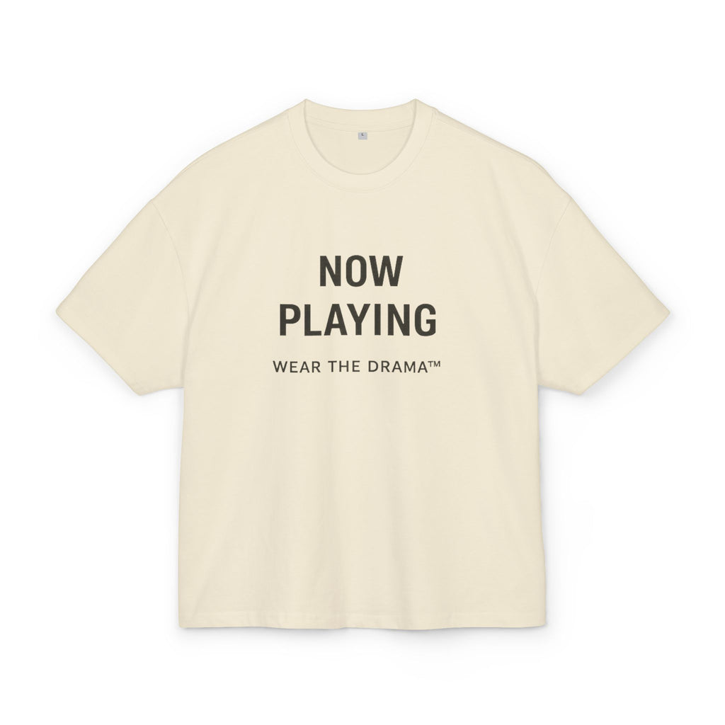 Now Playing Tee — "Wear the Drama" Music Player Graphic T-Shirt