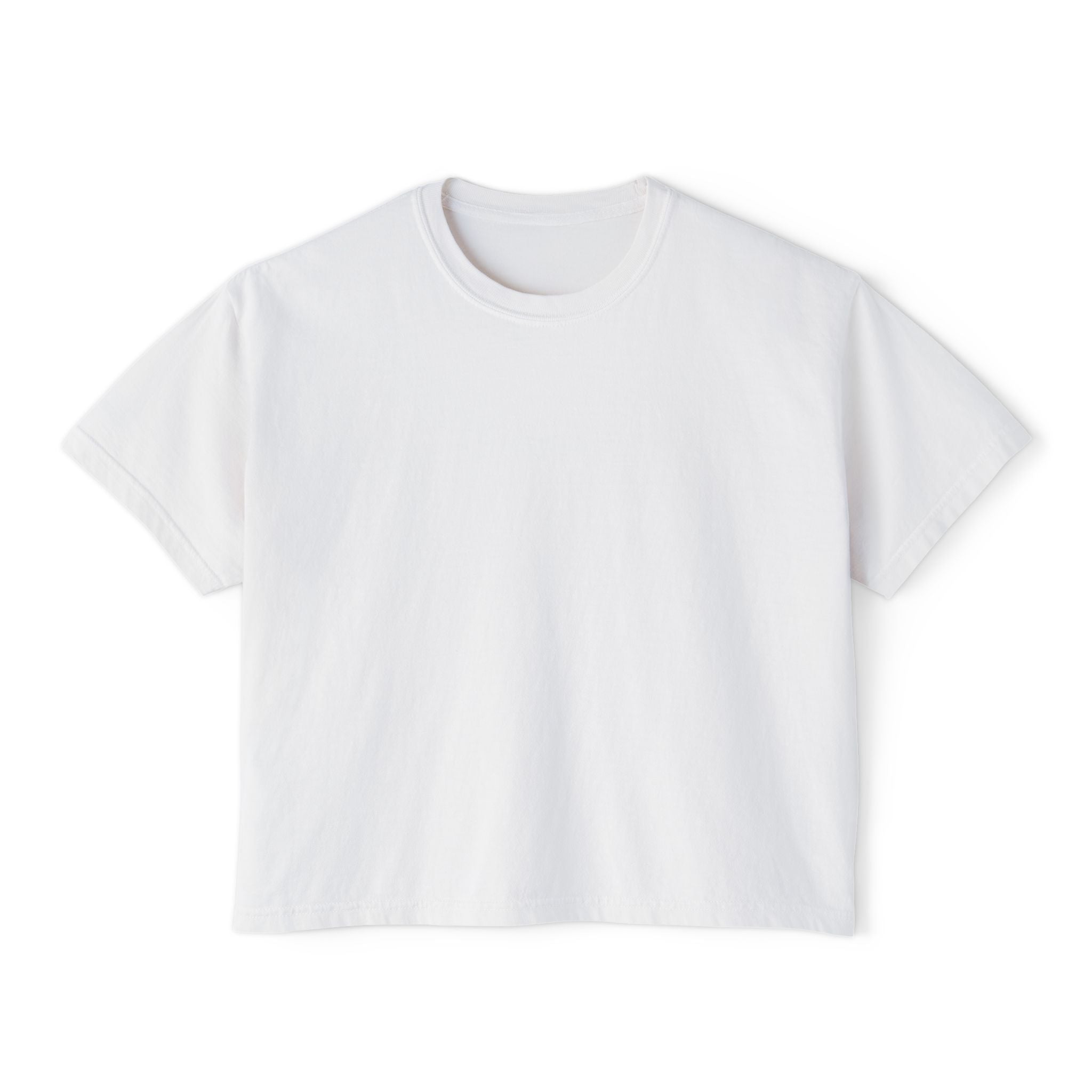 Red Flag Energy Women's Boxy Tee – Bold Graphic Back Print