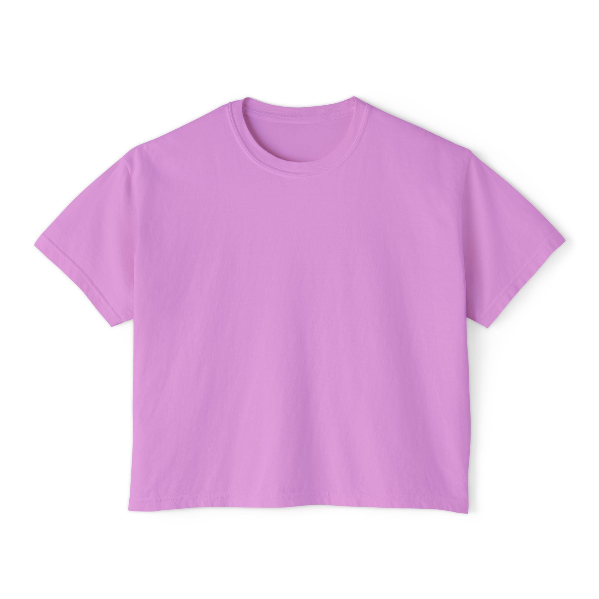 Red Flag Energy Women's Boxy Tee – Bold Graphic Back Print