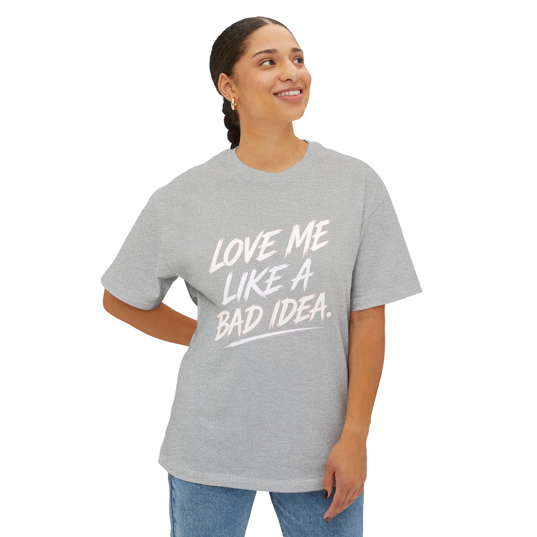Boxy Tee — Subtle Pastel Confetti Graphic