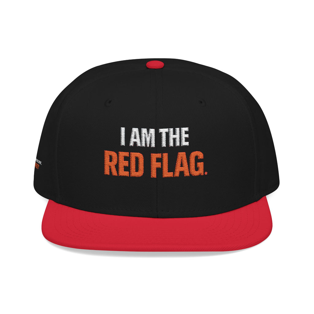 Snapback Hat — I AM THE DEVIL. Embroidered Streetwear Cap