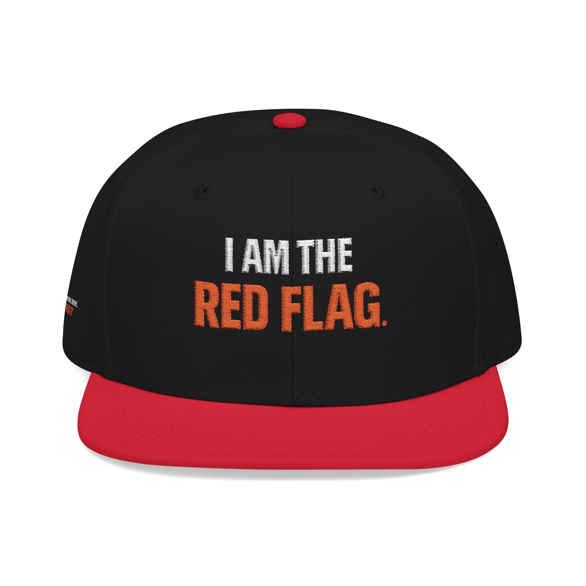 Snapback Hat — I AM THE DEVIL. Embroidered Streetwear Cap