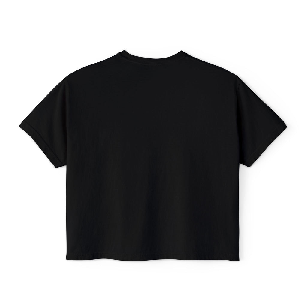Boxy Tee — "100% Drama. Zero Filtre." Graphic Women's Crop Top