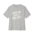Boxy Tee — Subtle Pastel Confetti Graphic