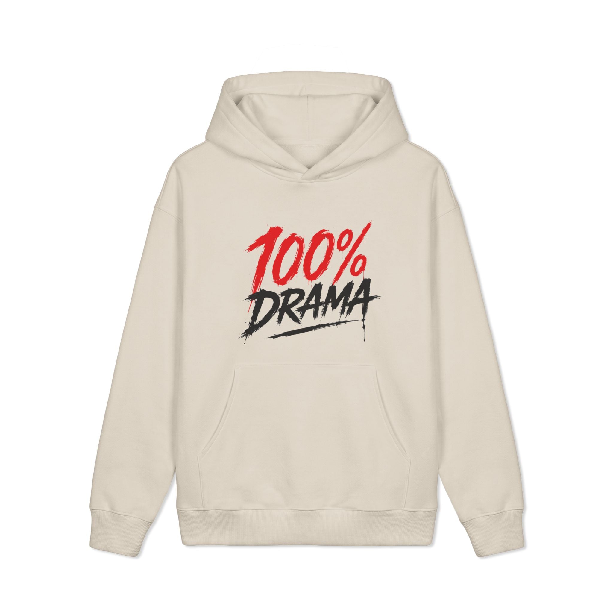 Hoodie - "100% Drama / Your Next Obsession" Graphic Pullover