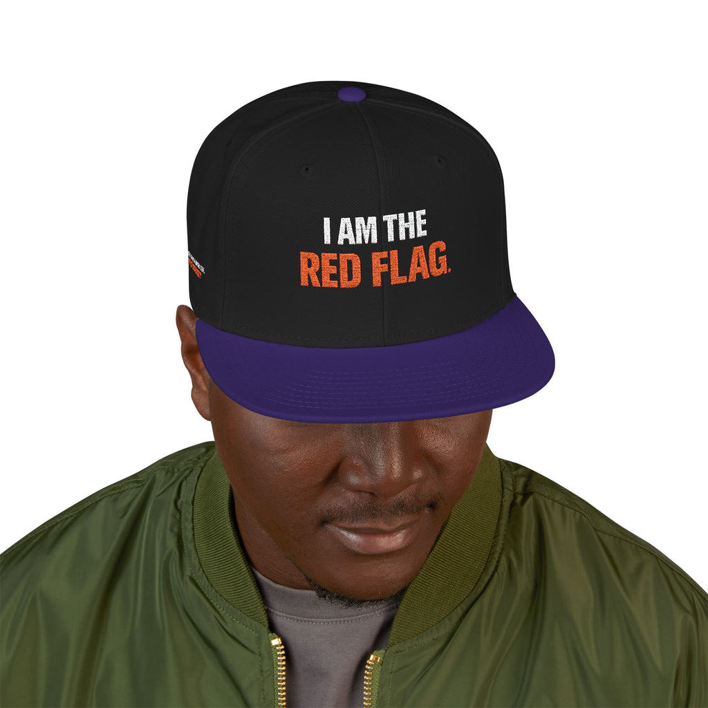 Snapback Hat — I AM THE DEVIL. Embroidered Streetwear Cap