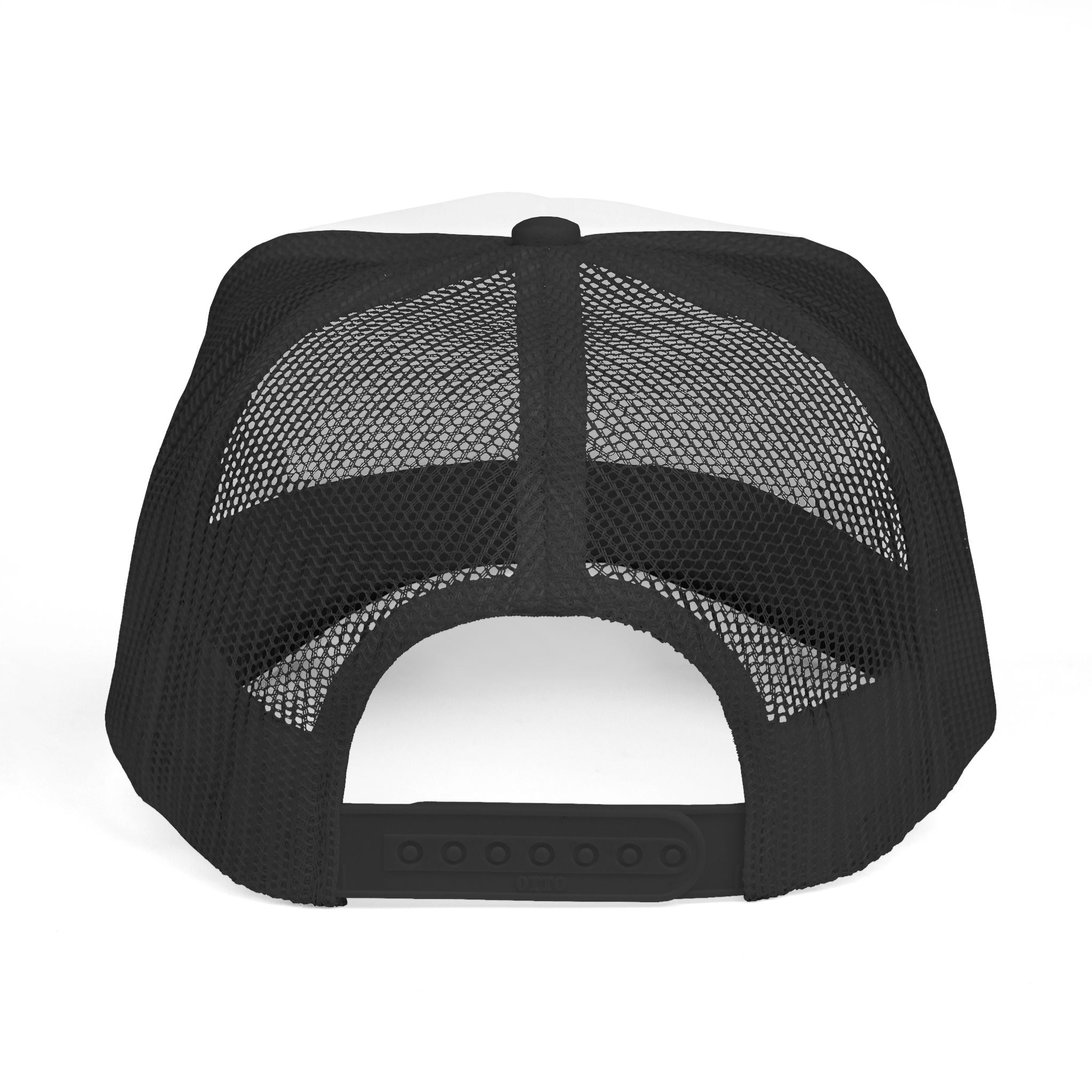 Wear the Drama Trucker Cap — Bold Graphic Mesh Hat for Statement Style