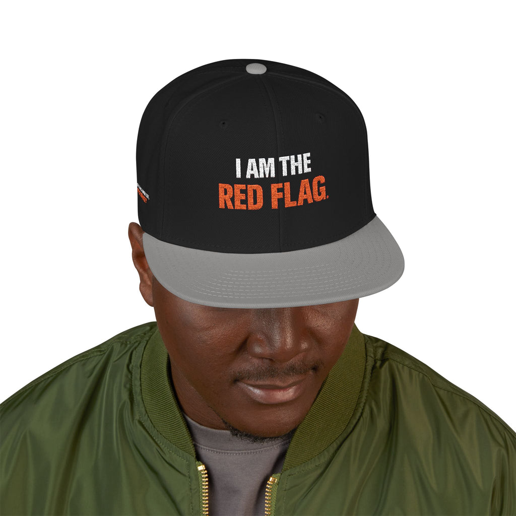 Snapback Hat — I AM THE DEVIL. Embroidered Streetwear Cap