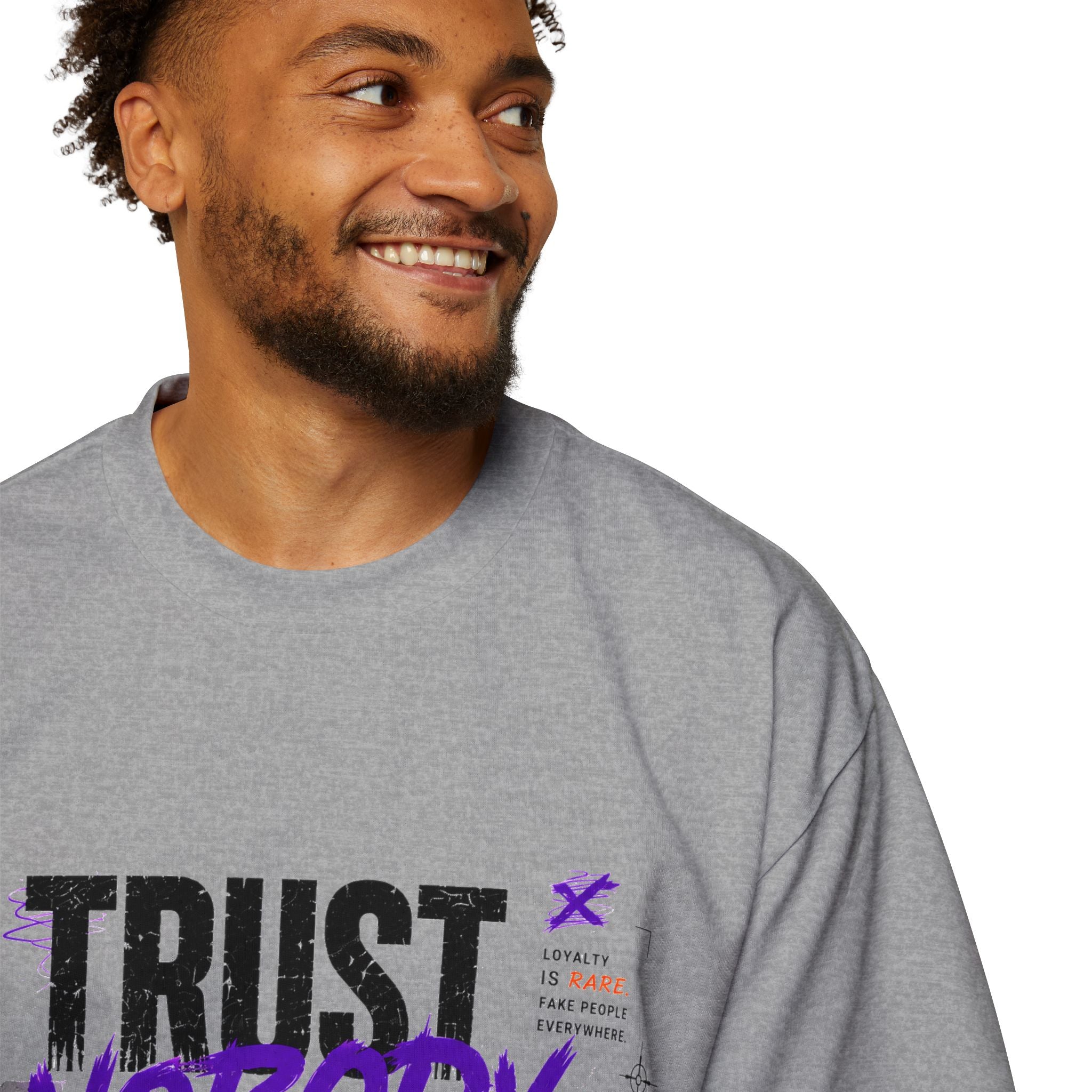 Trust Nobody Graphic Tee — Men's Oversized Streetwear T‑Shirt