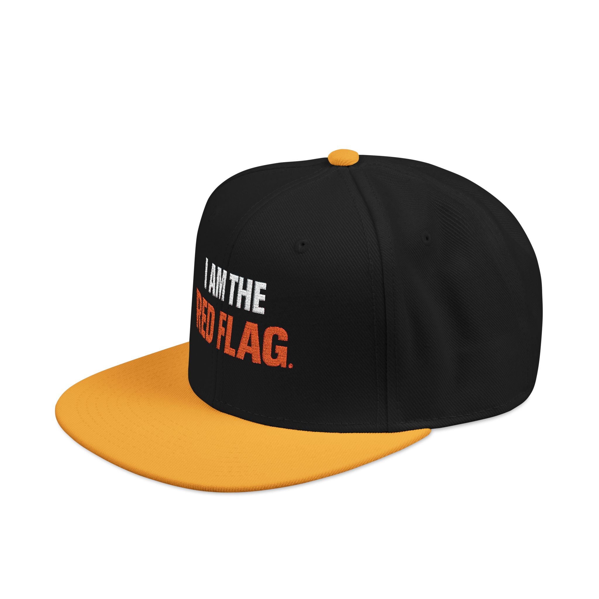 Snapback Hat — I AM THE DEVIL. Embroidered Streetwear Cap