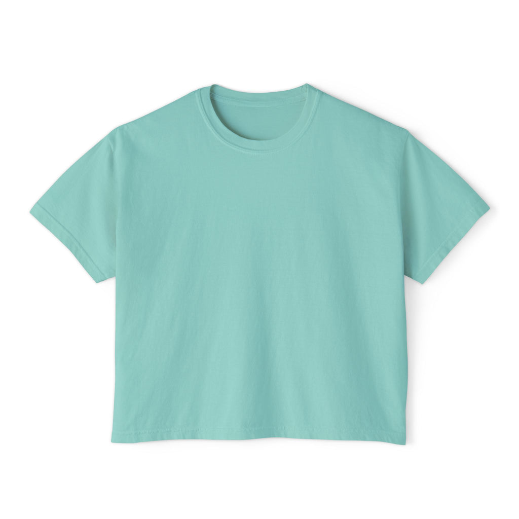 Red Flag Energy Women's Boxy Tee – Bold Graphic Back Print
