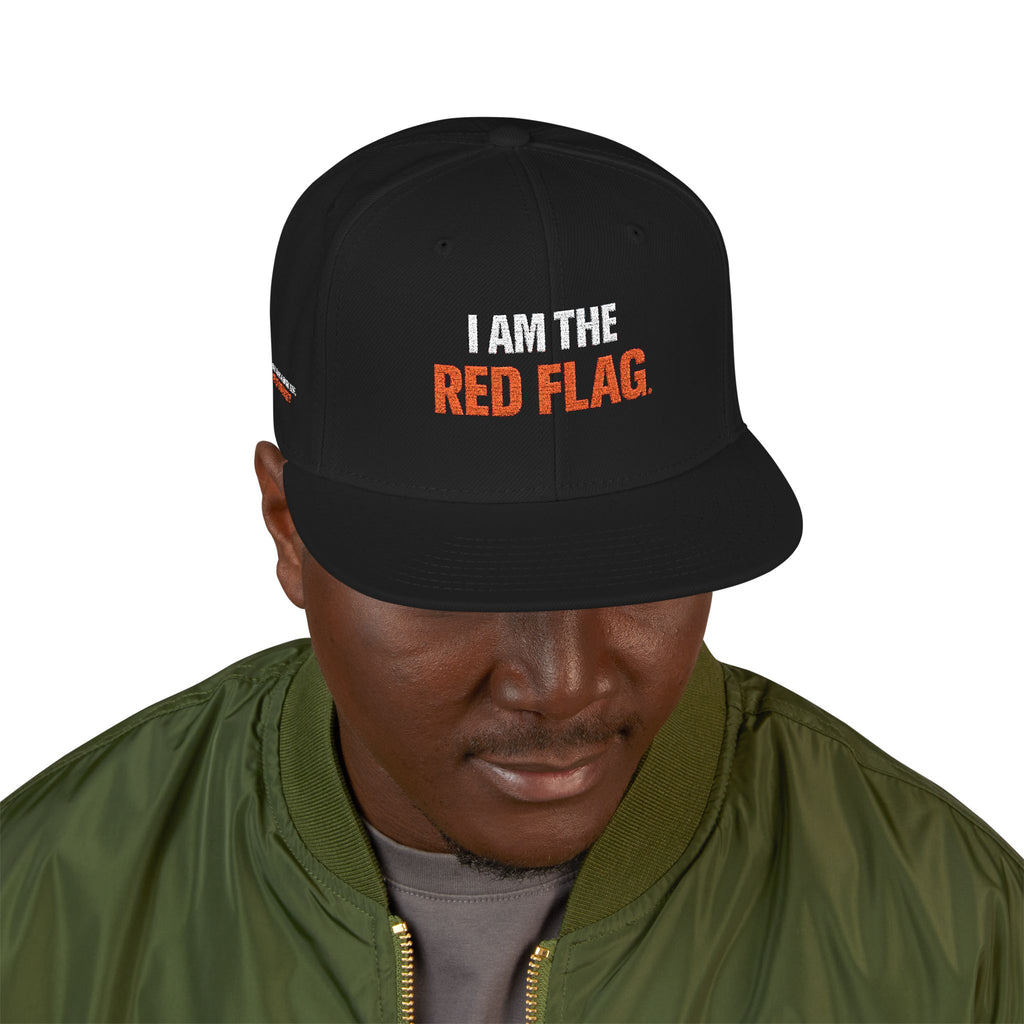 Snapback Hat — I AM THE DEVIL. Embroidered Streetwear Cap