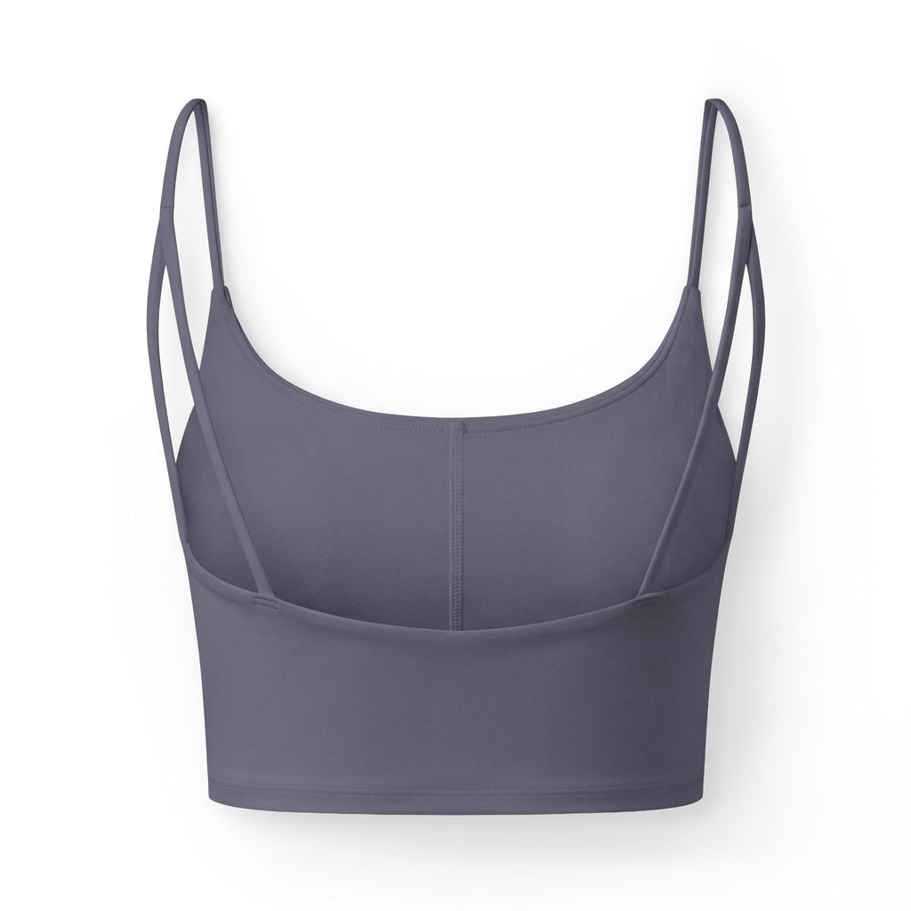 Women's Luxe Bra — 'Team Red Flags' Crop Bralette