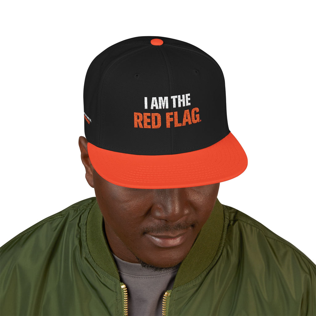 Snapback Hat — I AM THE DEVIL. Embroidered Streetwear Cap