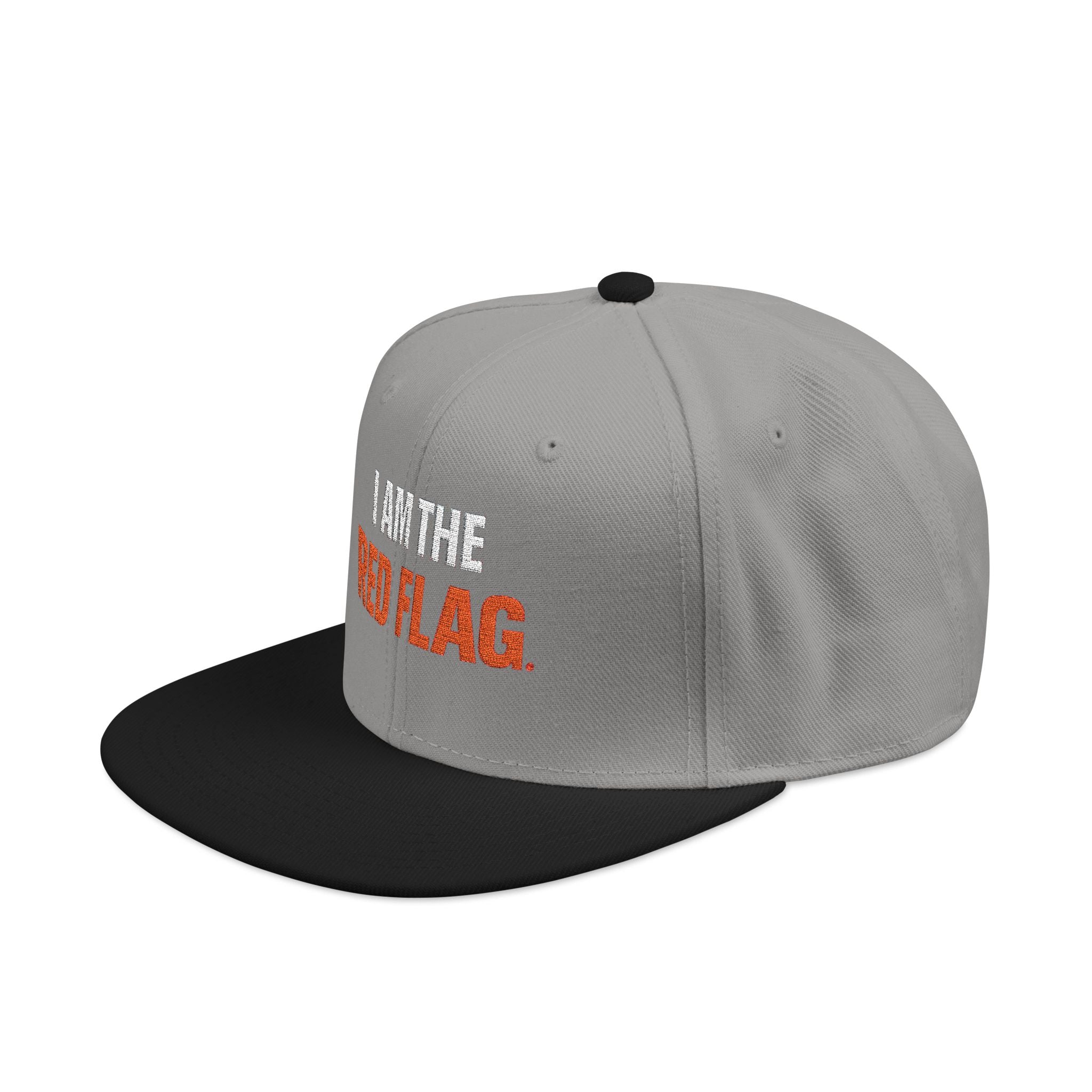Snapback Hat — I AM THE DEVIL. Embroidered Streetwear Cap