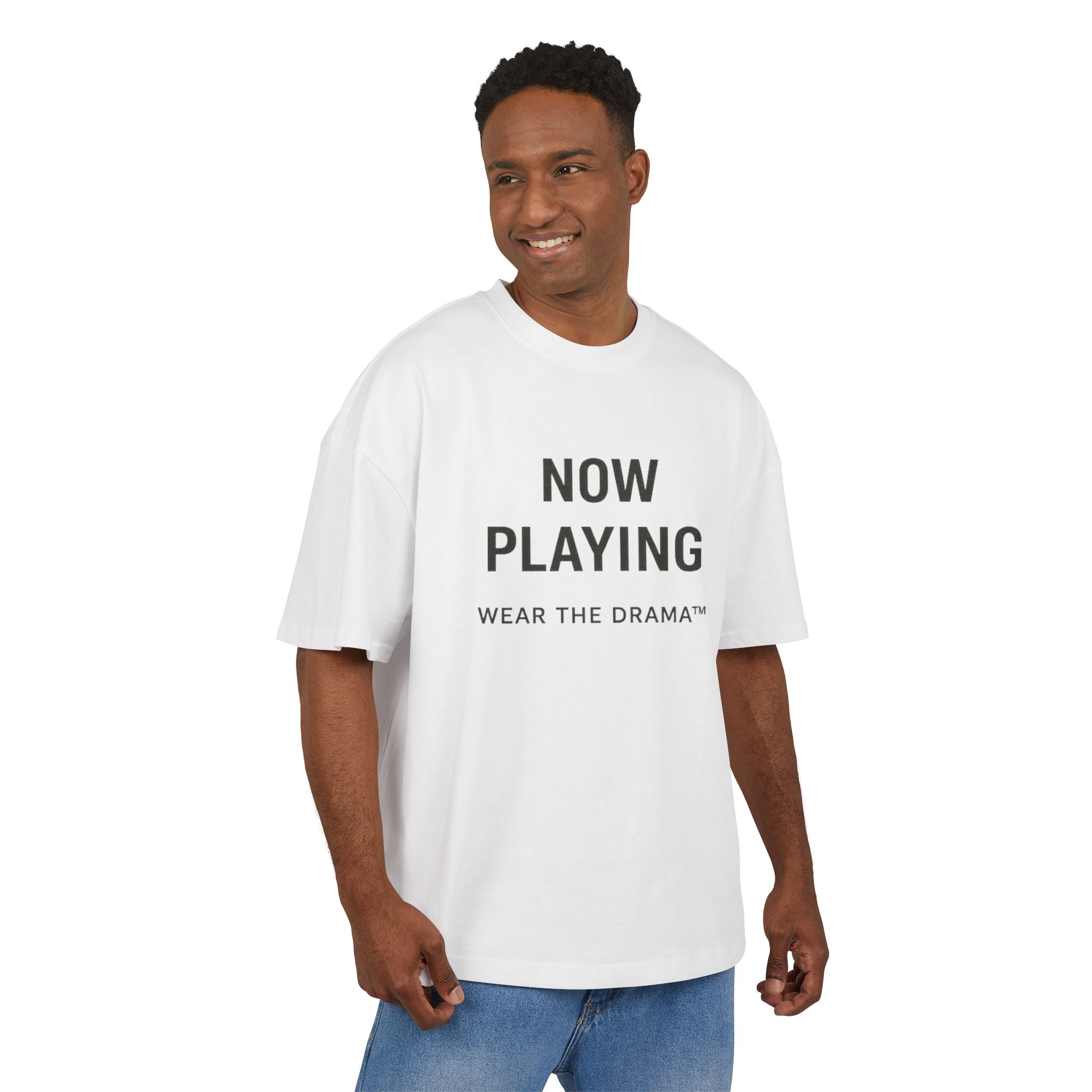 Now Playing Tee — "Wear the Drama" Music Player Graphic T-Shirt