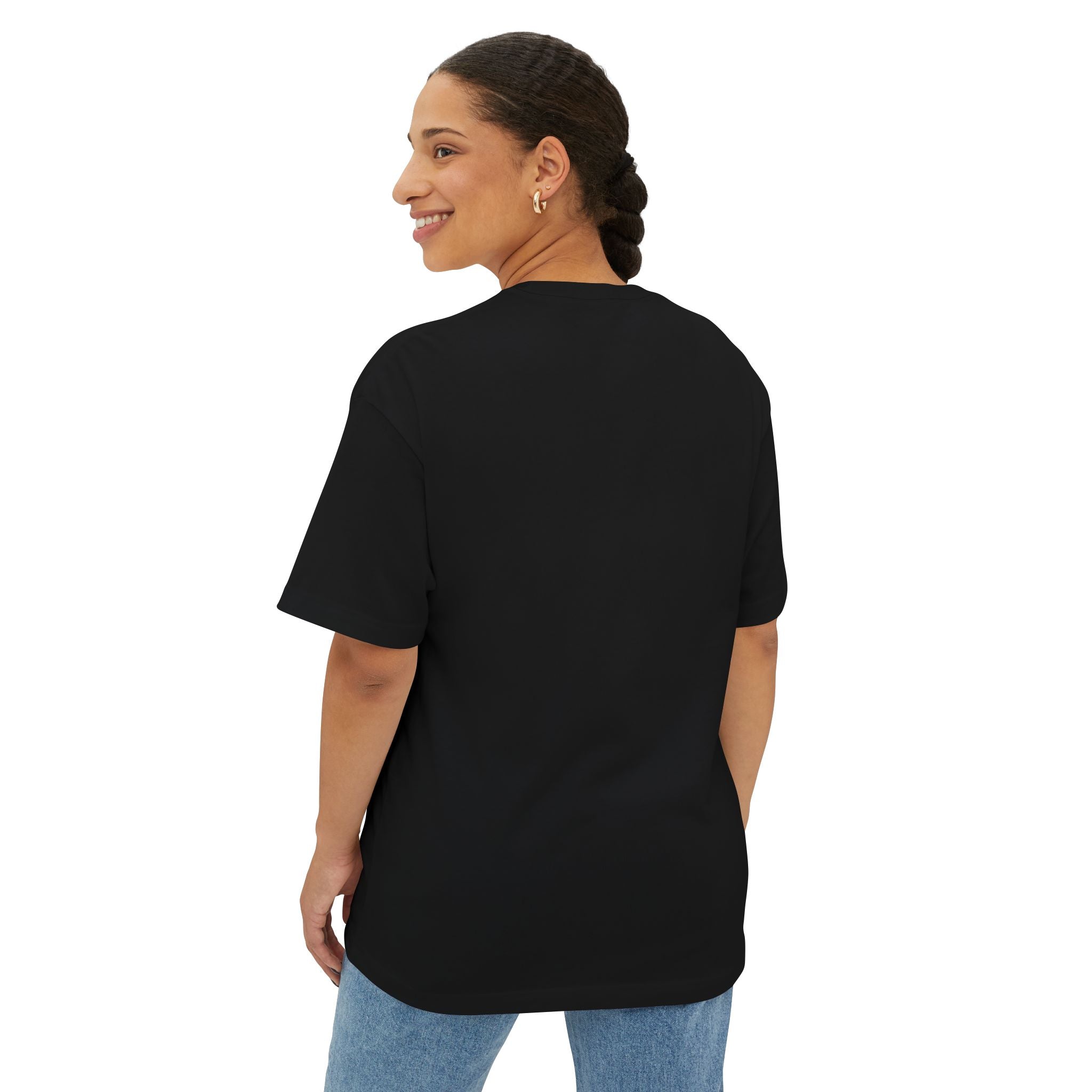 Boxy Tee — Subtle Pastel Confetti Graphic