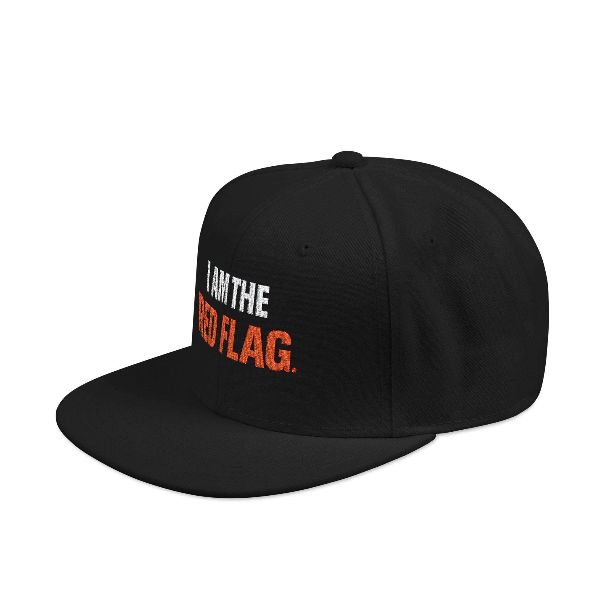 Snapback Hat — I AM THE DEVIL. Embroidered Streetwear Cap