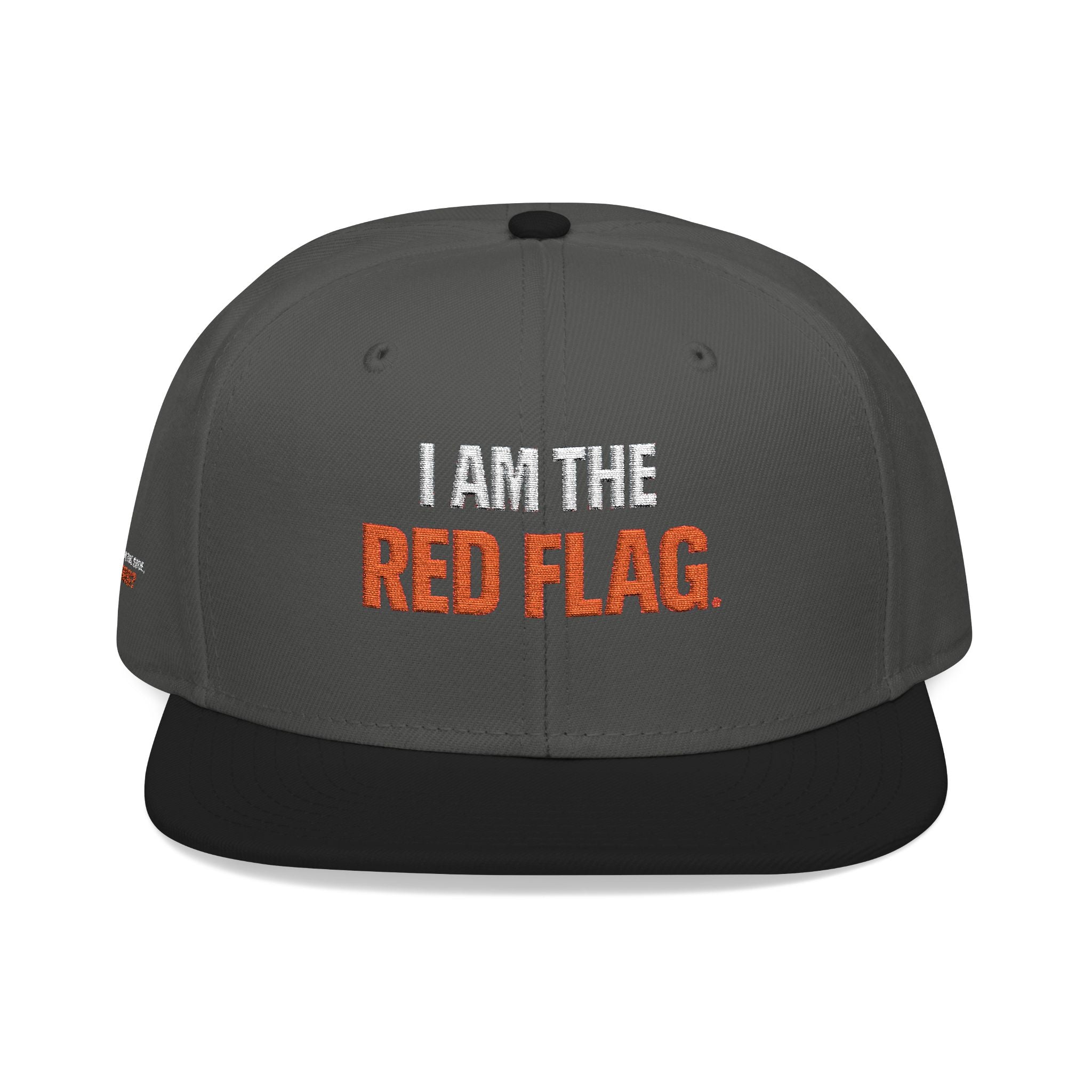 Snapback Hat — I AM THE DEVIL. Embroidered Streetwear Cap