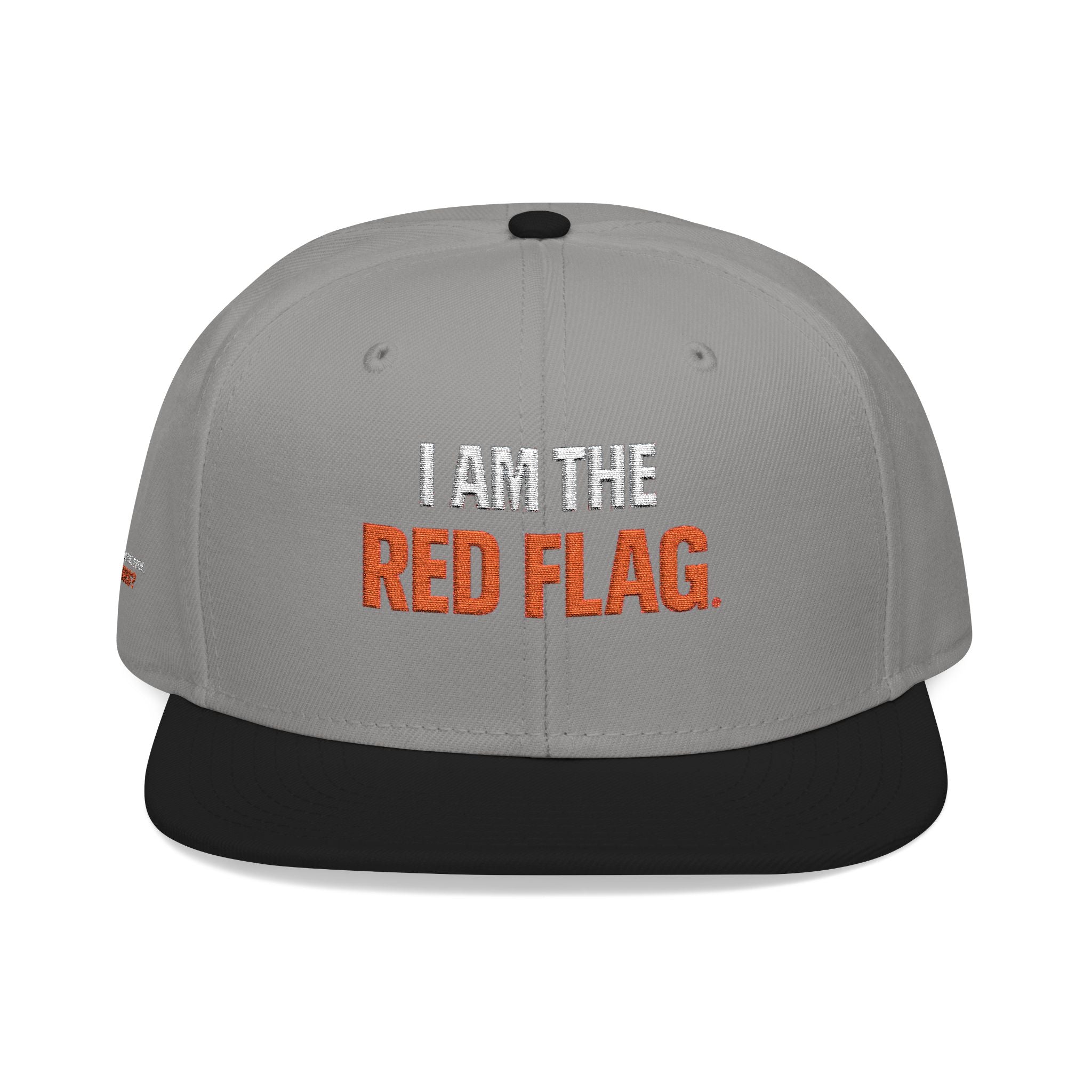 Snapback Hat — I AM THE DEVIL. Embroidered Streetwear Cap