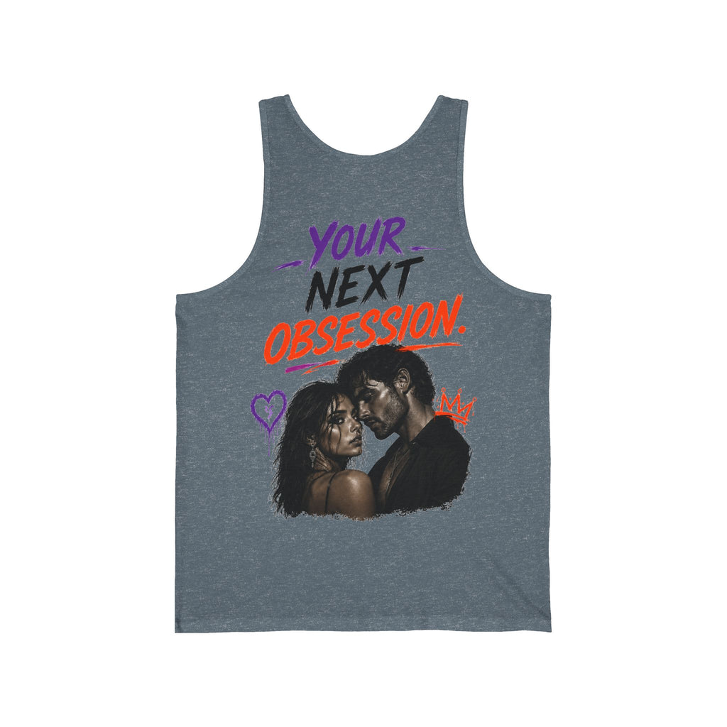 Tank Top — "We Kiss Like Enemies" Graphic Romantic Couple Tank