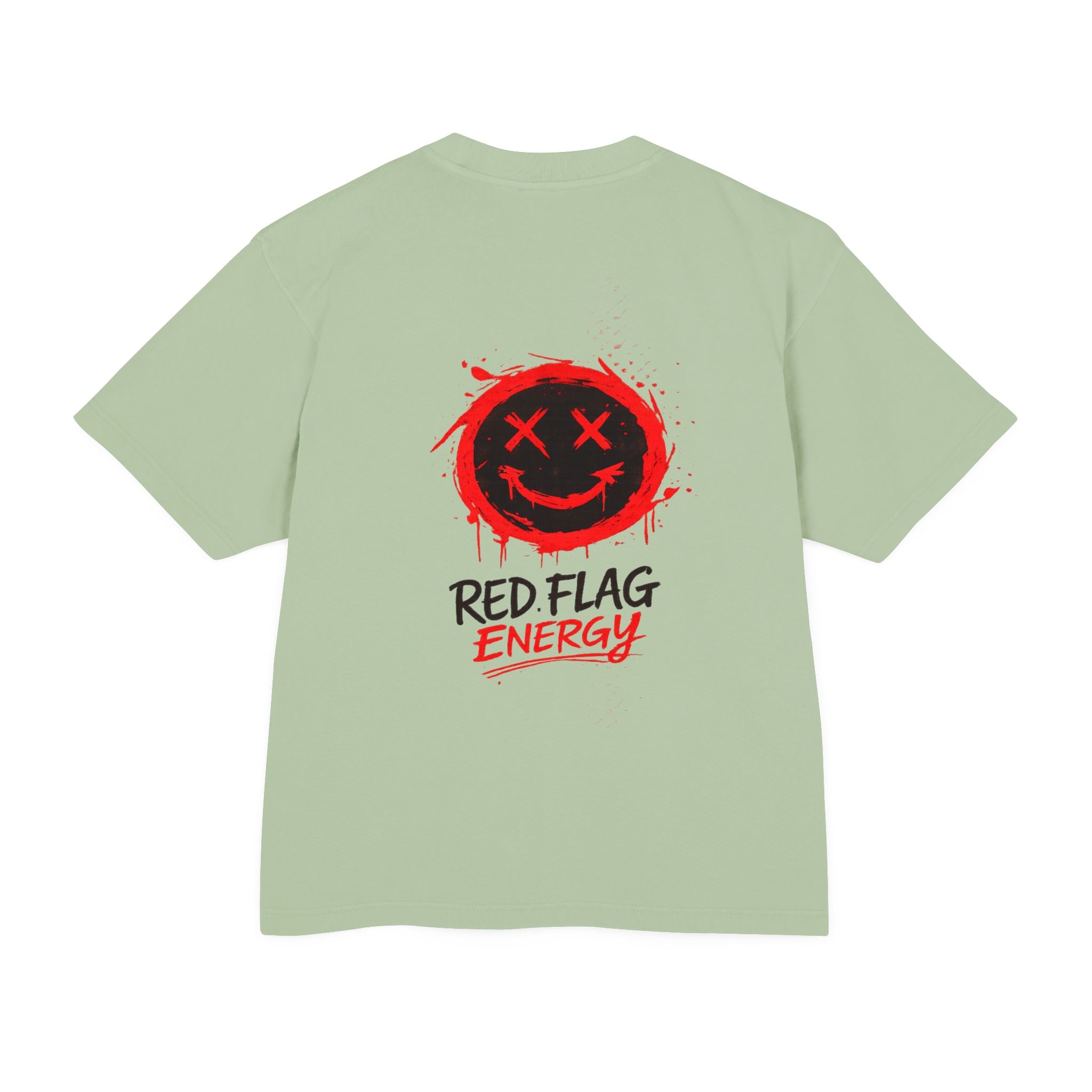 Red Flag Energy Tee — "Expert in Bad Choice and Worst Timing" Graphic T-Shirt