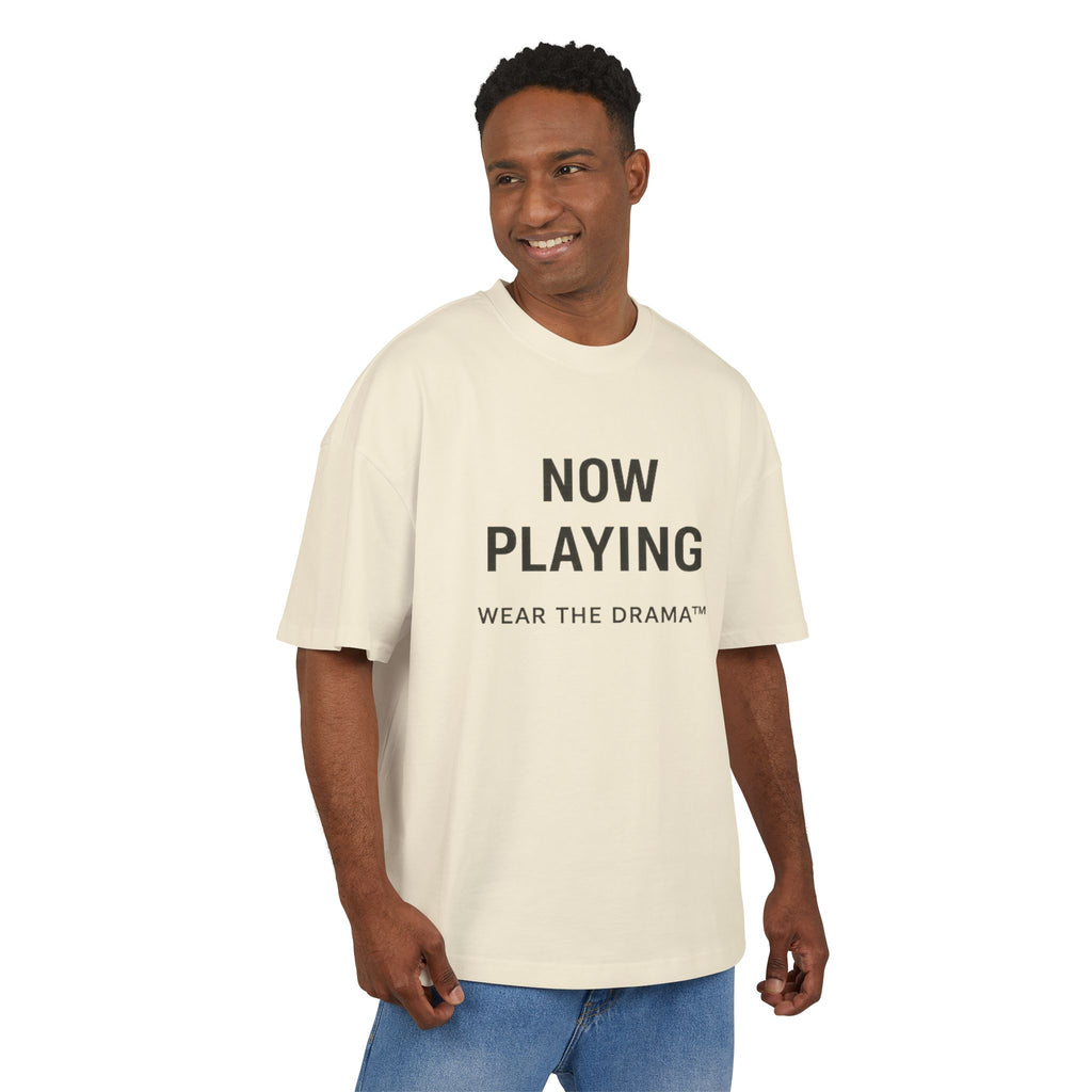Now Playing Tee — "Wear the Drama" Music Player Graphic T-Shirt