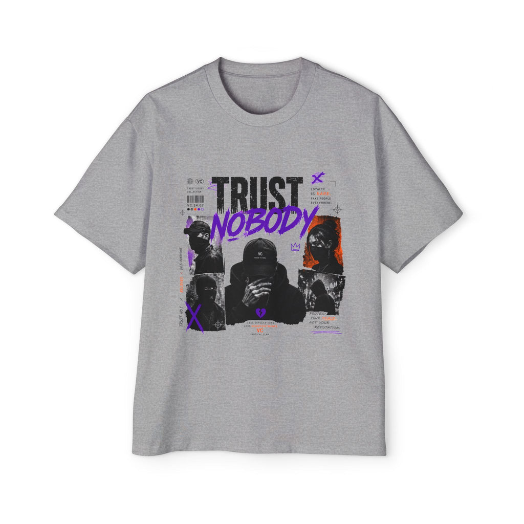 Trust Nobody Graphic Tee — Men's Oversized Streetwear T‑Shirt