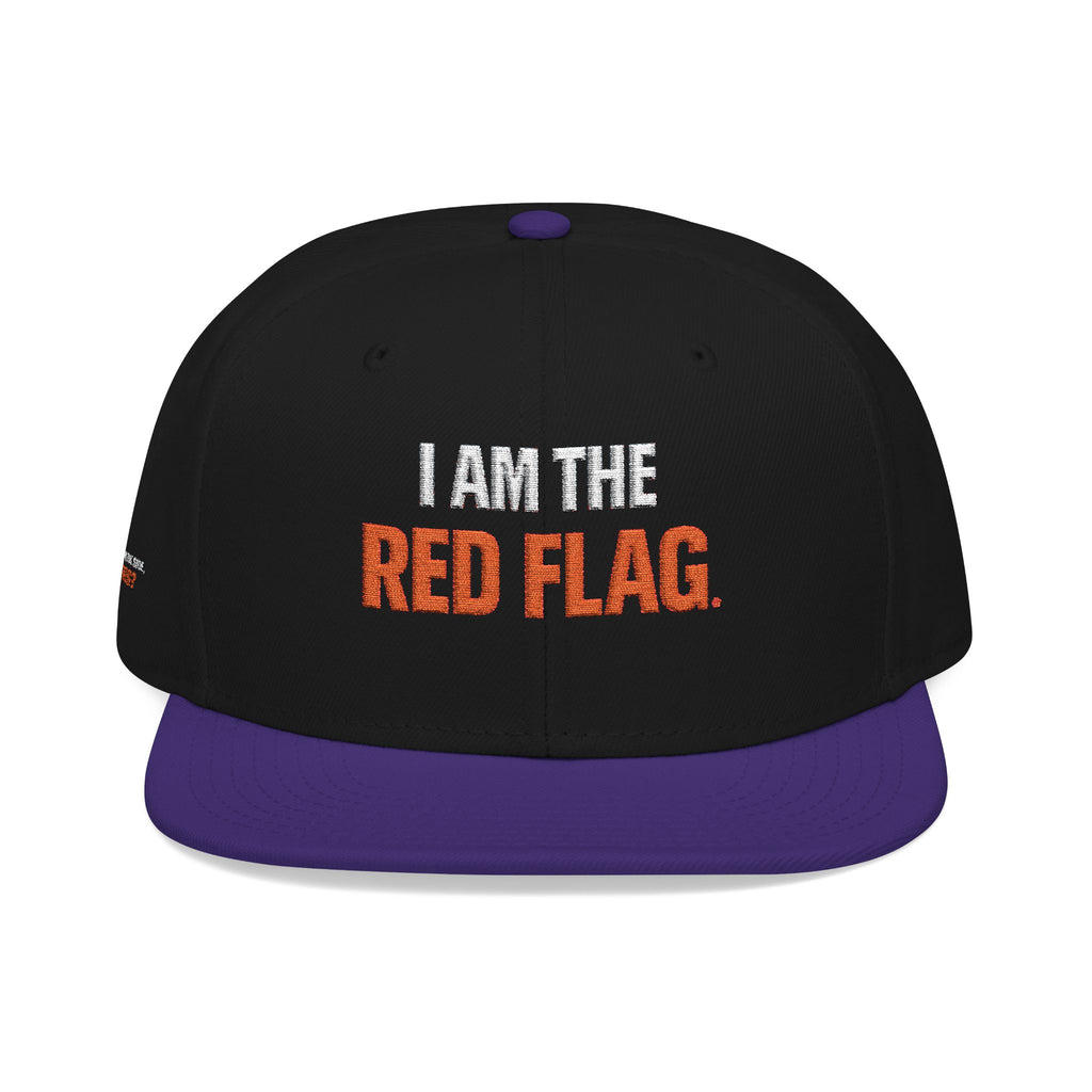 Snapback Hat — I AM THE DEVIL. Embroidered Streetwear Cap