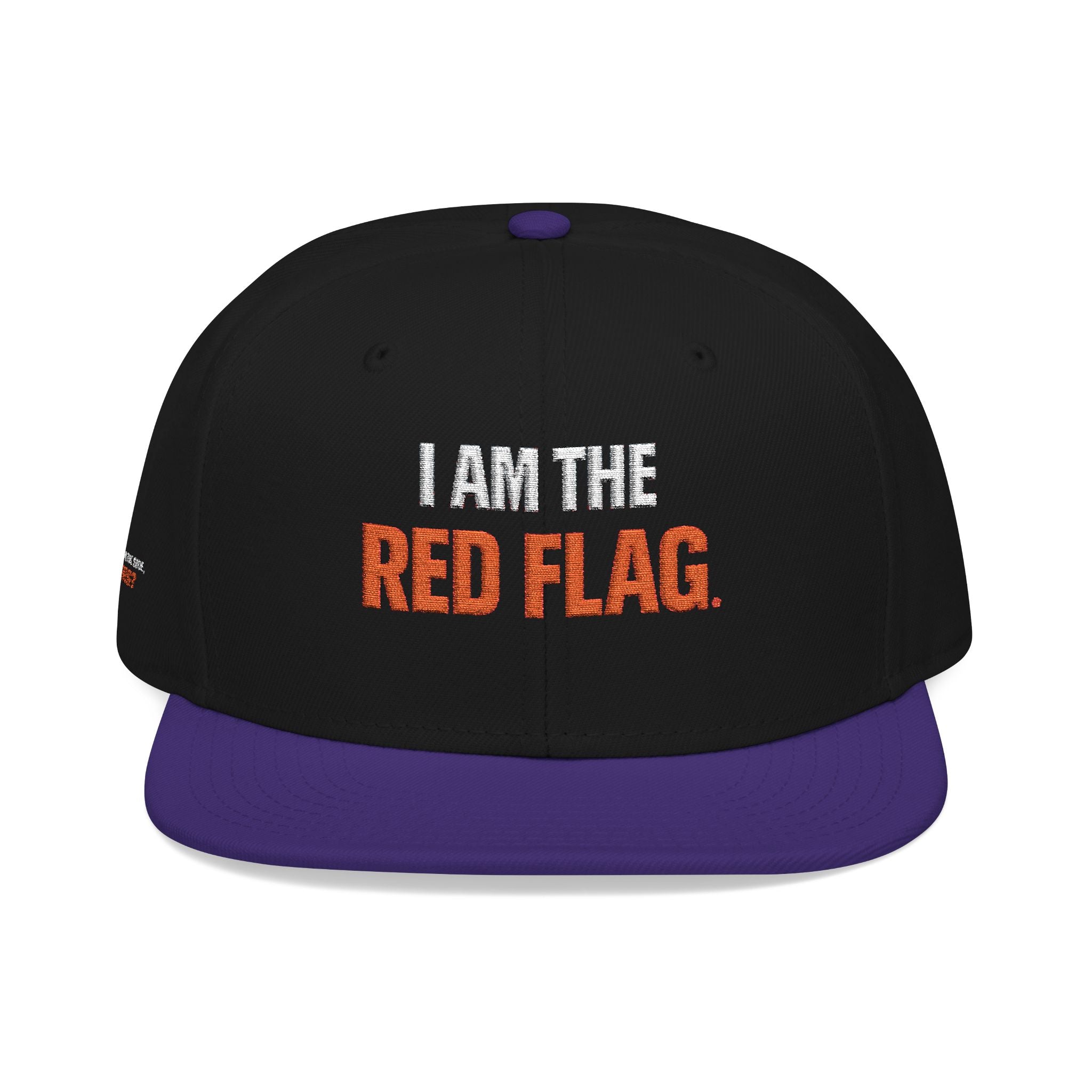 Snapback Hat — I AM THE DEVIL. Embroidered Streetwear Cap