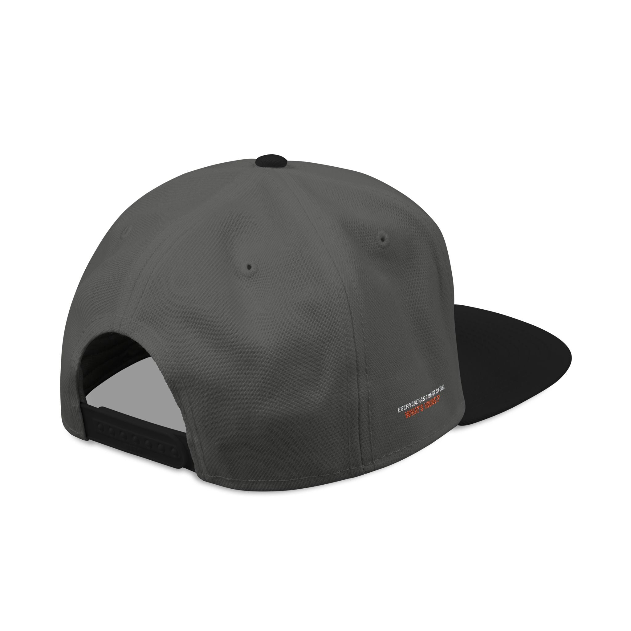 Snapback Hat — I AM THE DEVIL. Embroidered Streetwear Cap