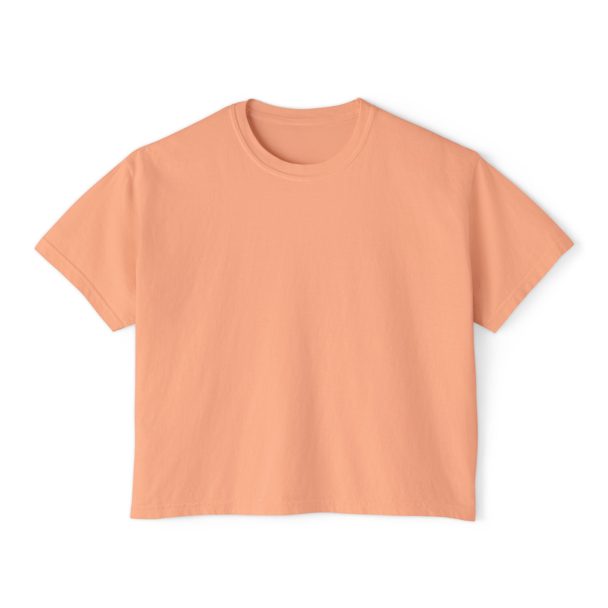 Red Flag Energy Women's Boxy Tee – Bold Graphic Back Print
