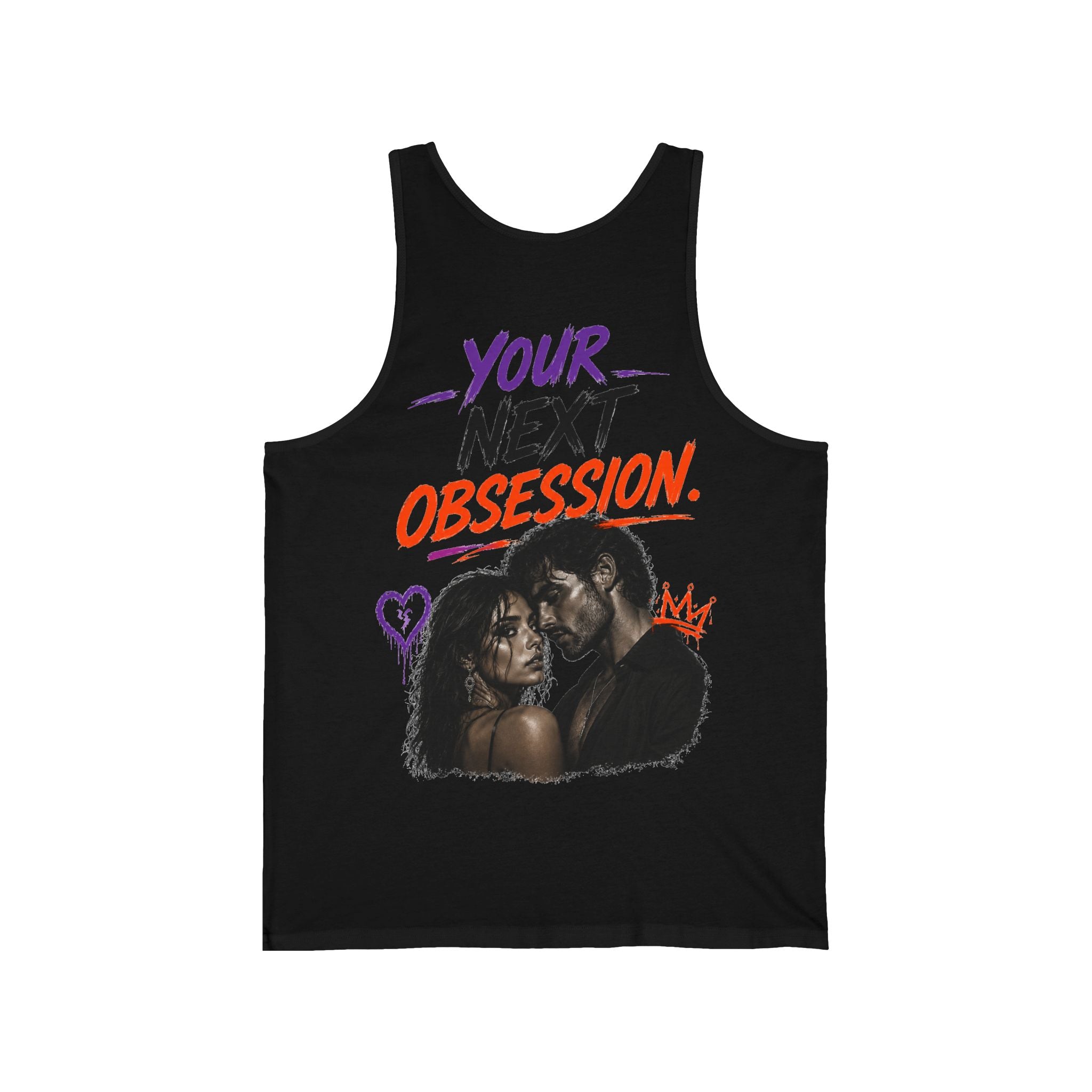 Tank Top — "We Kiss Like Enemies" Graphic Romantic Couple Tank