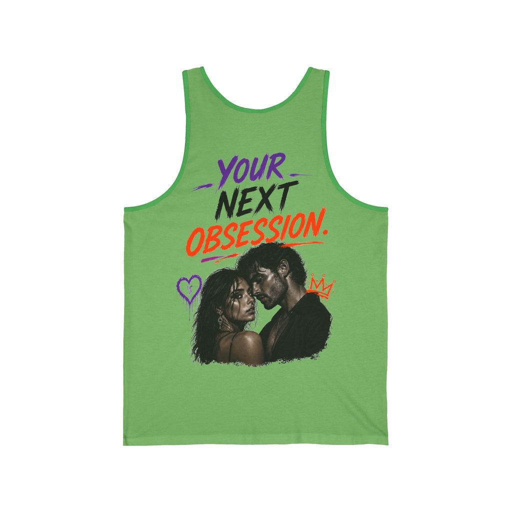 Tank Top — "We Kiss Like Enemies" Graphic Romantic Couple Tank