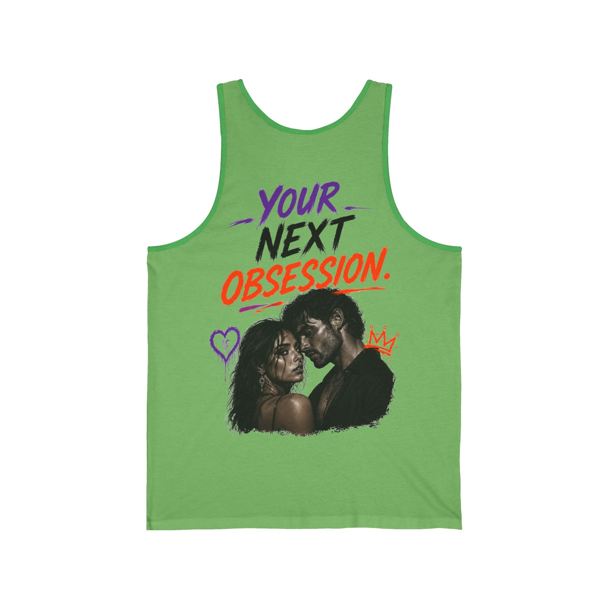 Tank Top — "We Kiss Like Enemies" Graphic Romantic Couple Tank