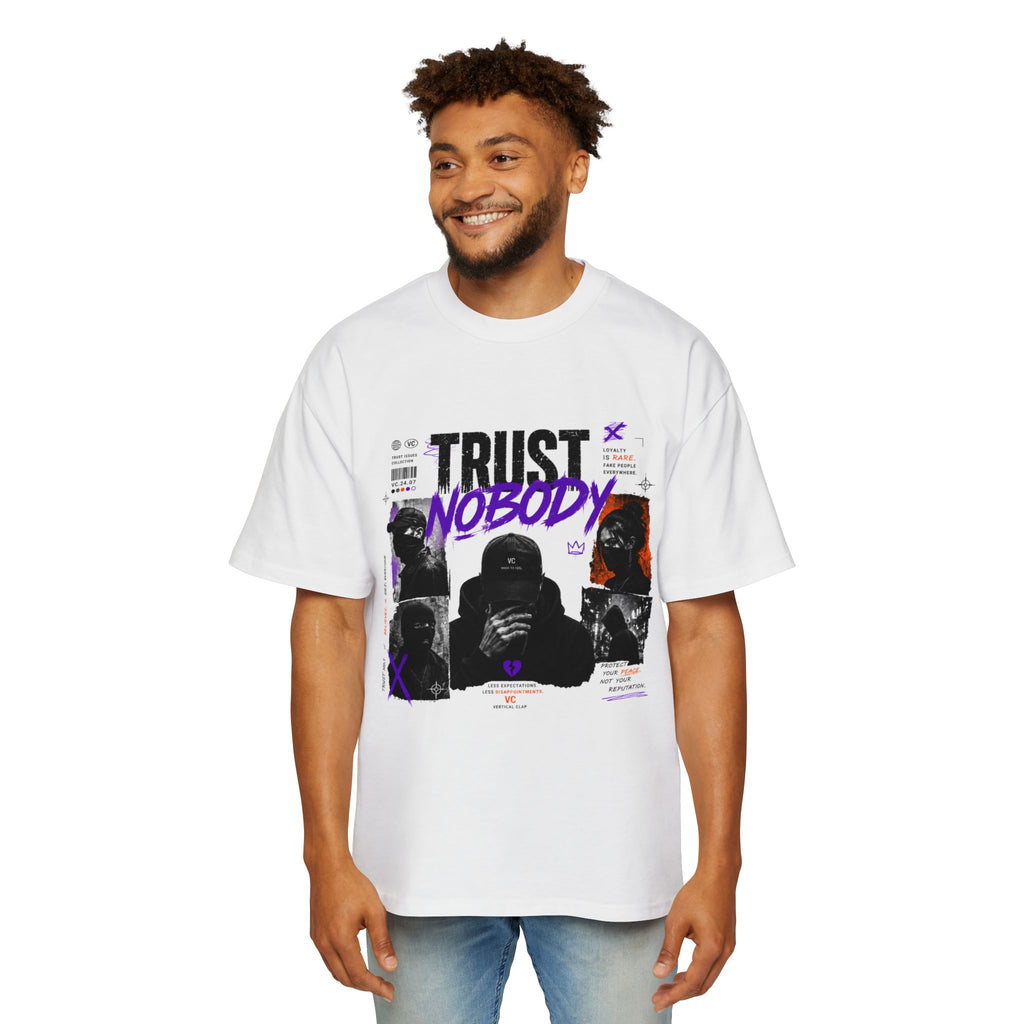 Trust Nobody Graphic Tee — Men's Oversized Streetwear T‑Shirt