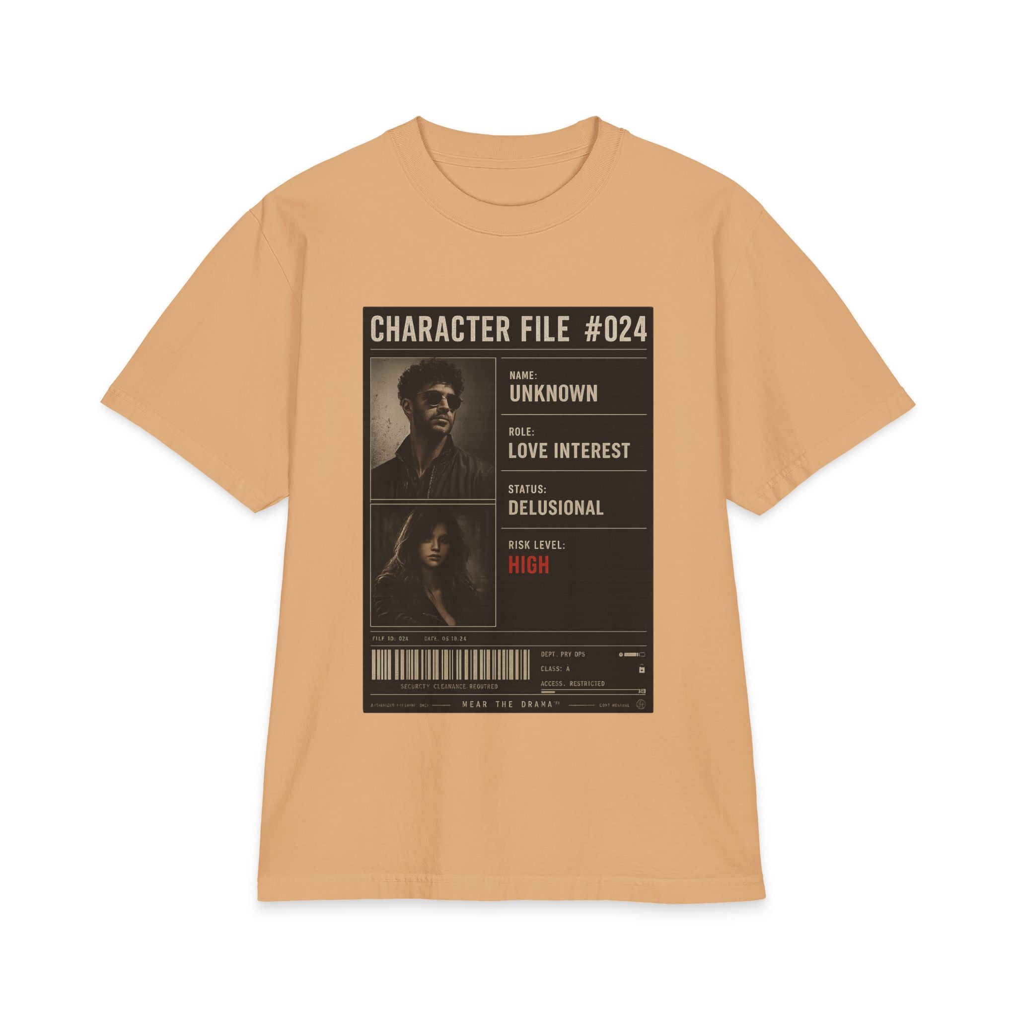 "Character File #024" — T-Shirt