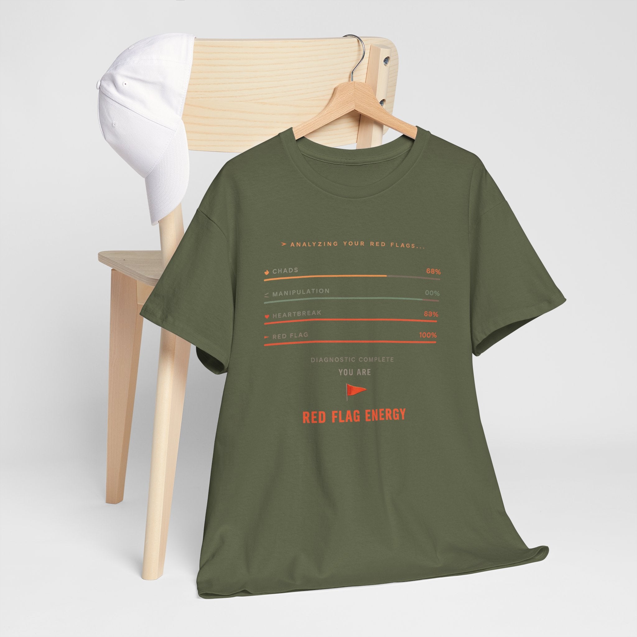Red Flag Energy Graphic Tee