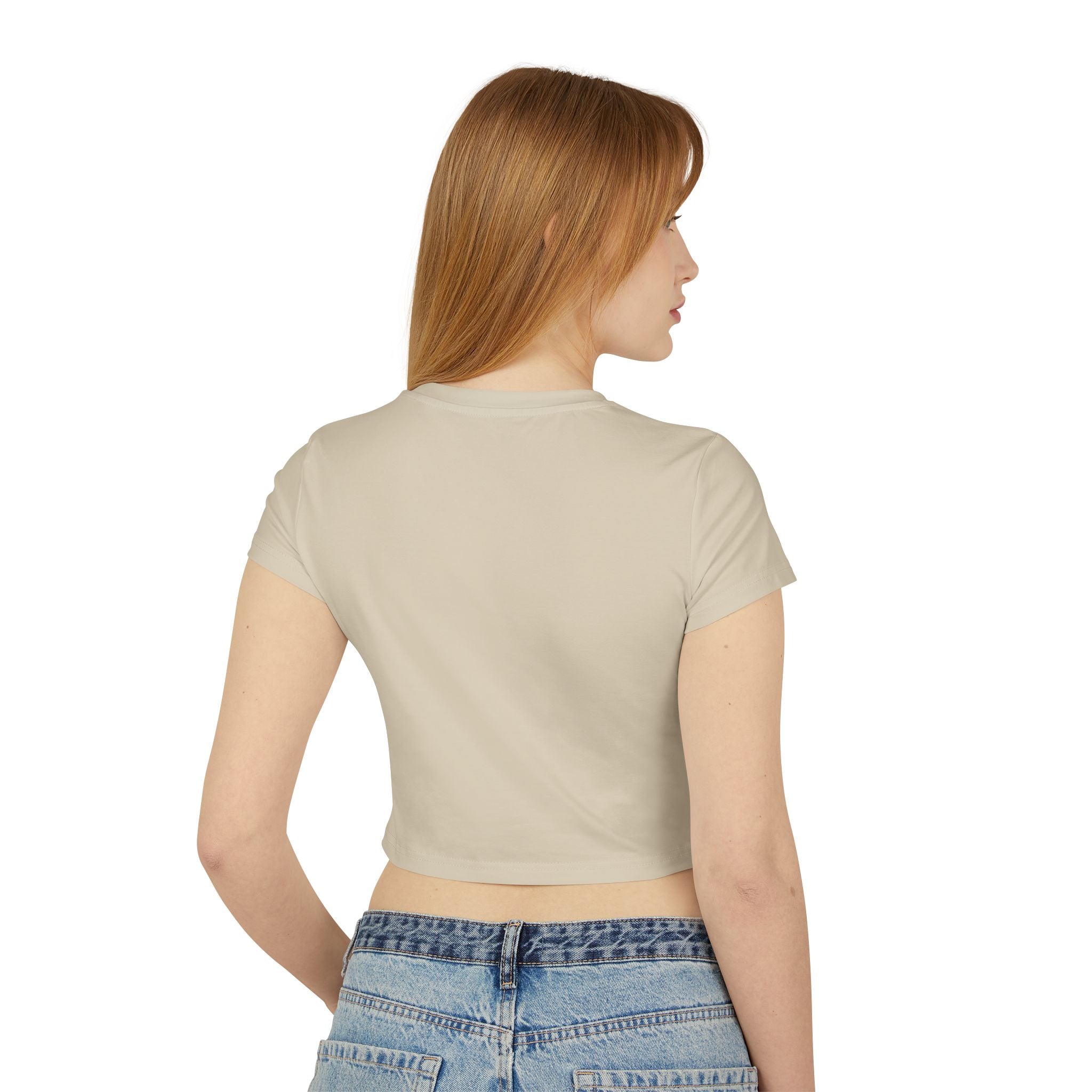 Drama 100% Graphic Crop Tee — Women's Vintage Movie Poster Style Shirt