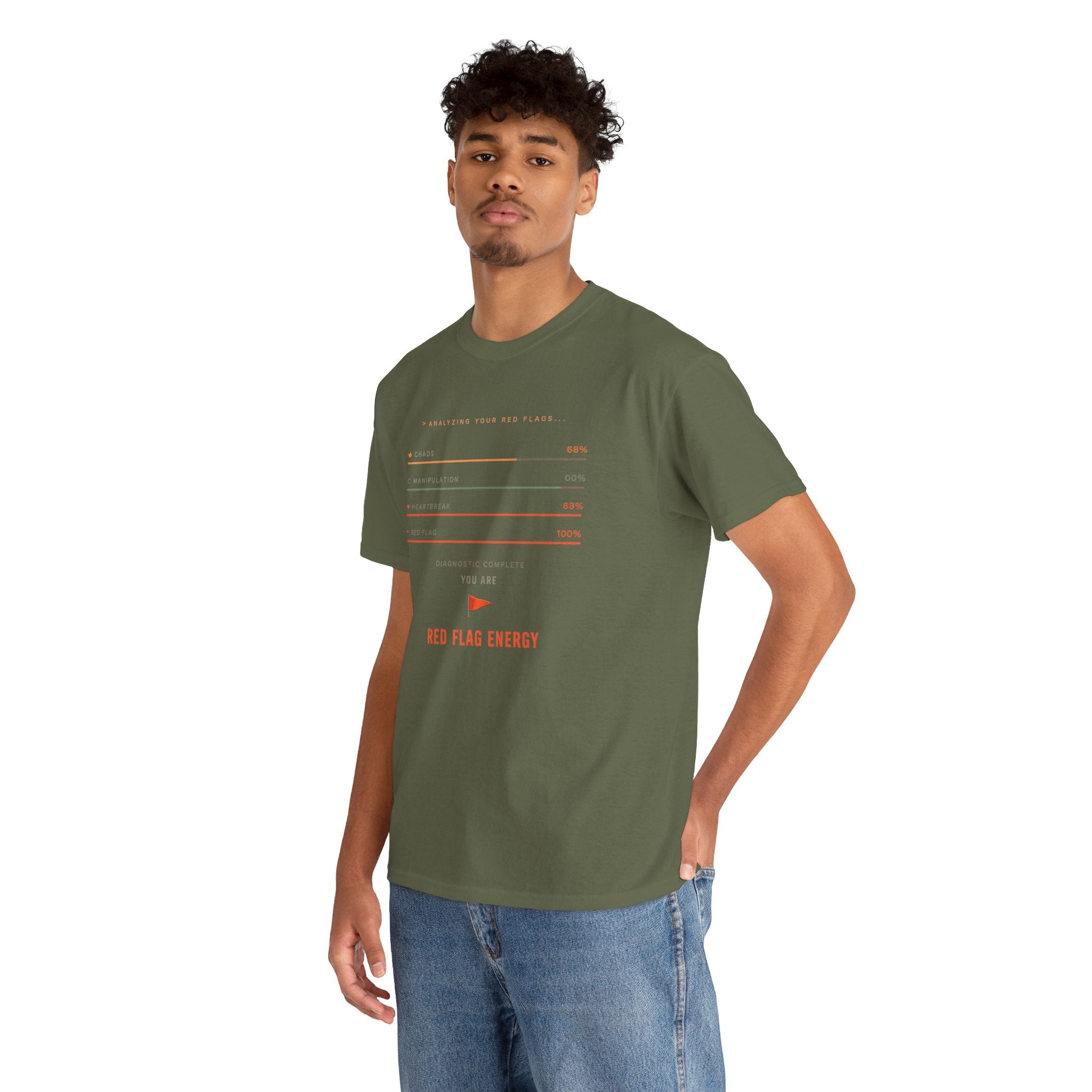 Red Flag Energy Graphic Tee