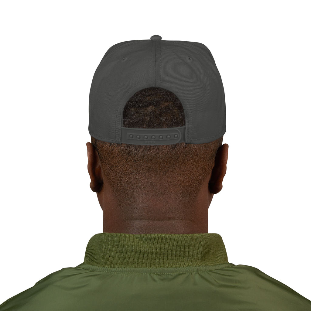 Snapback Hat — I AM THE DEVIL. Embroidered Streetwear Cap