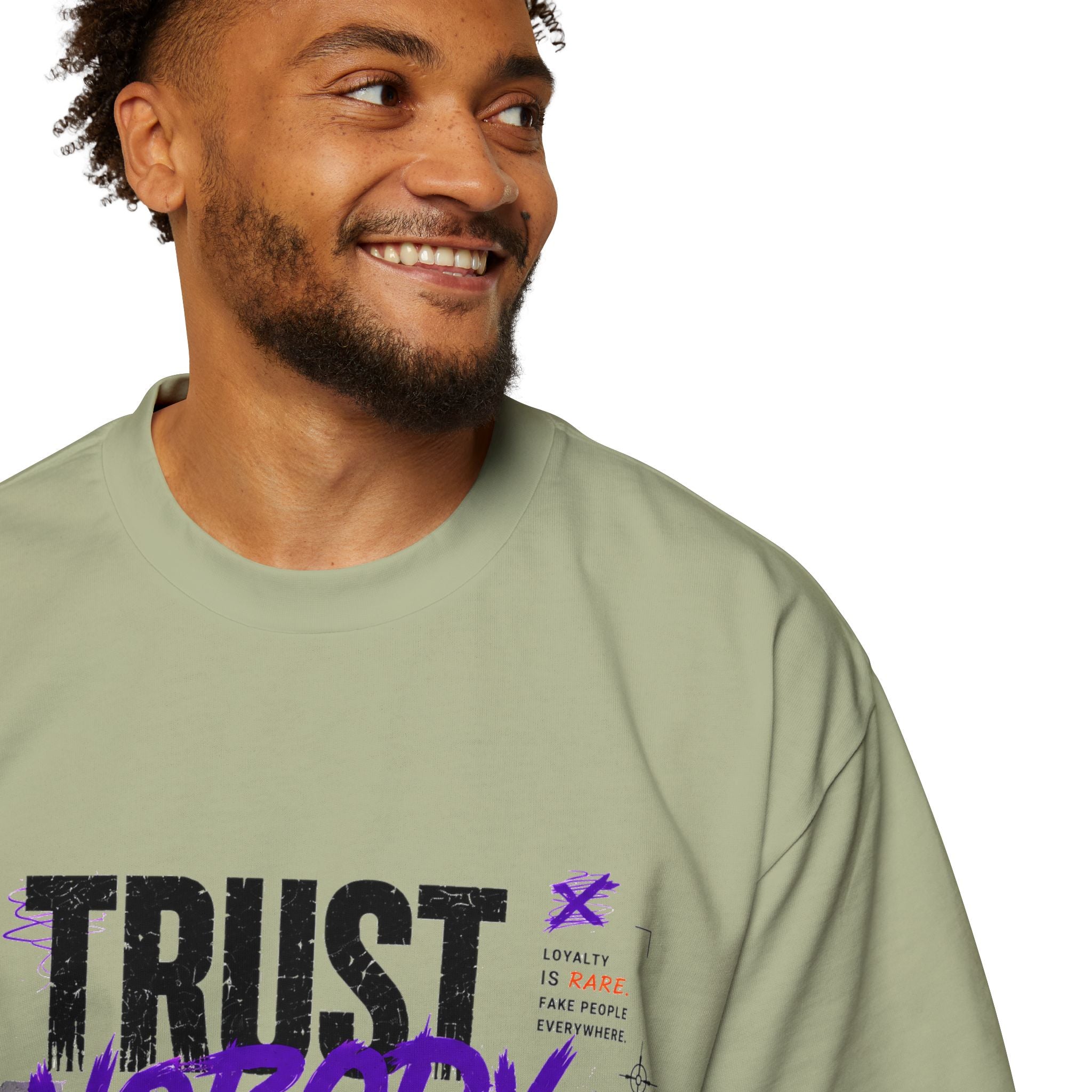 Trust Nobody Graphic Tee — Men's Oversized Streetwear T‑Shirt