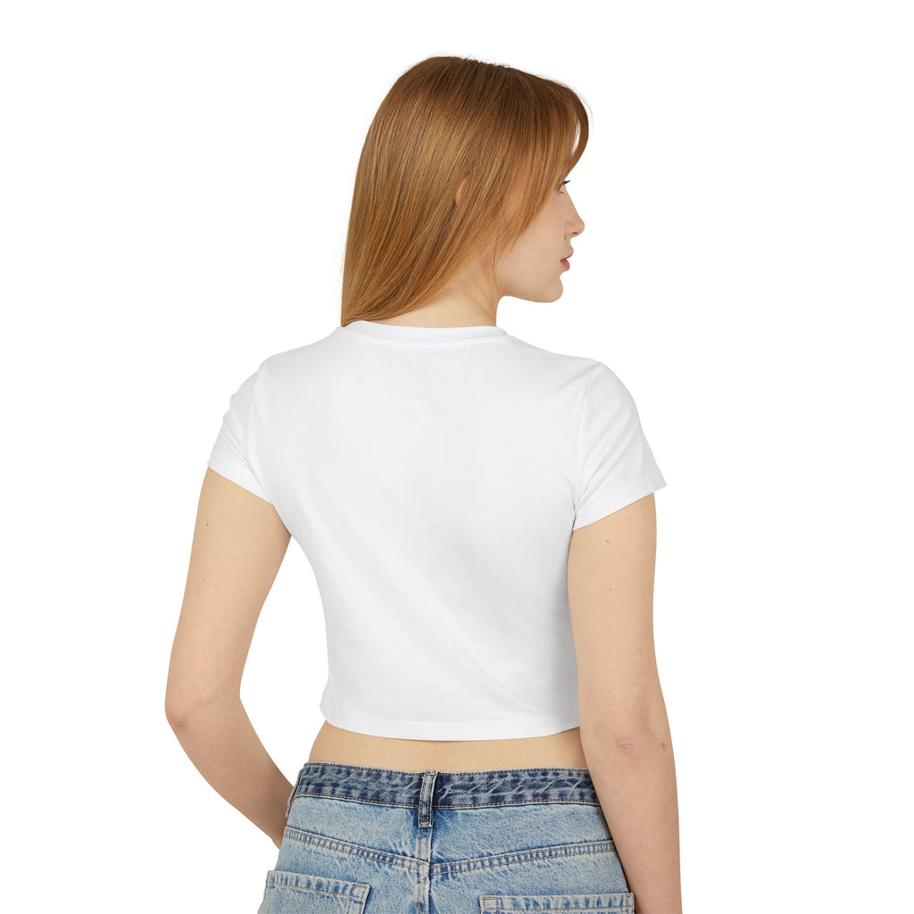 Drama 100% Graphic Crop Tee — Women's Vintage Movie Poster Style Shirt