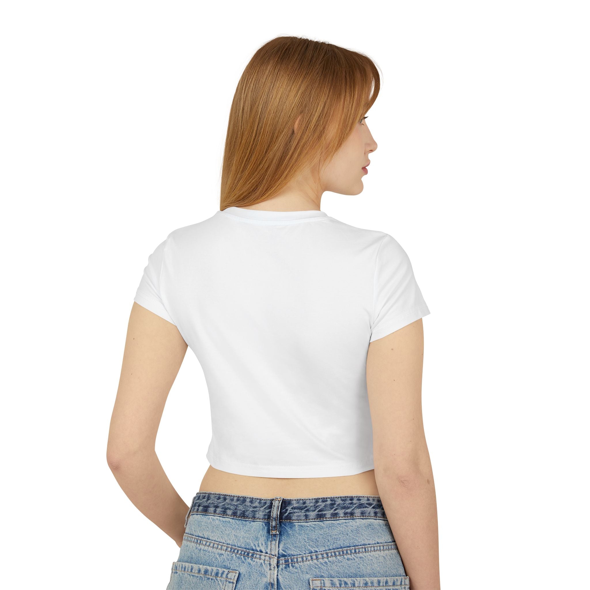 Drama 100% Graphic Crop Tee — Women's Vintage Movie Poster Style Shirt