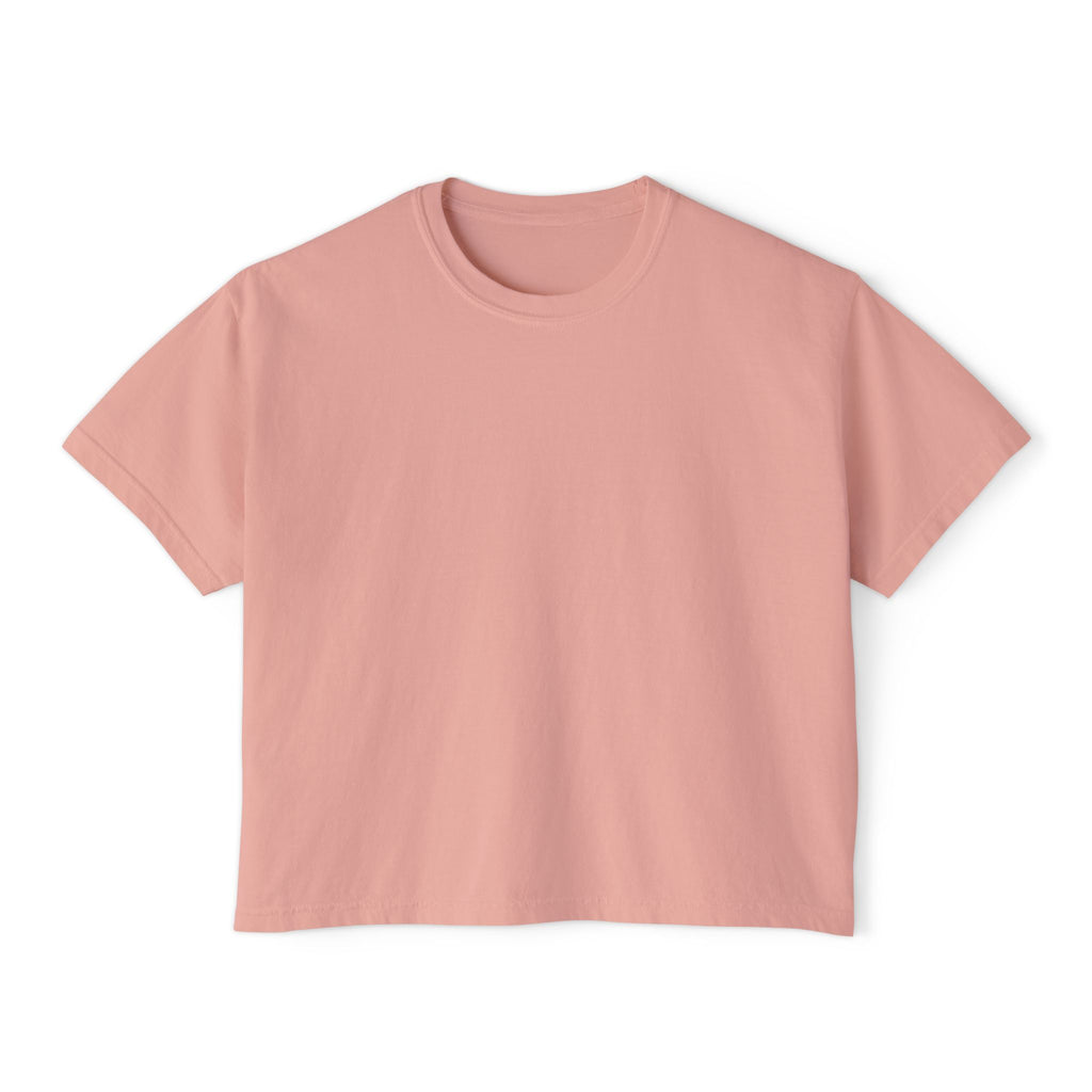 Red Flag Energy Women's Boxy Tee – Bold Graphic Back Print