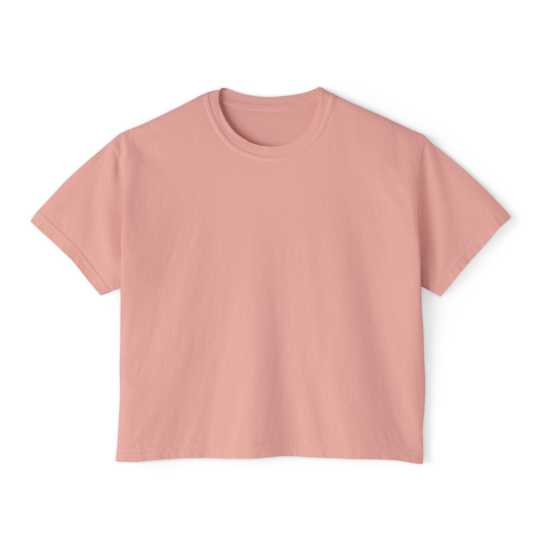 Red Flag Energy Women's Boxy Tee – Bold Graphic Back Print