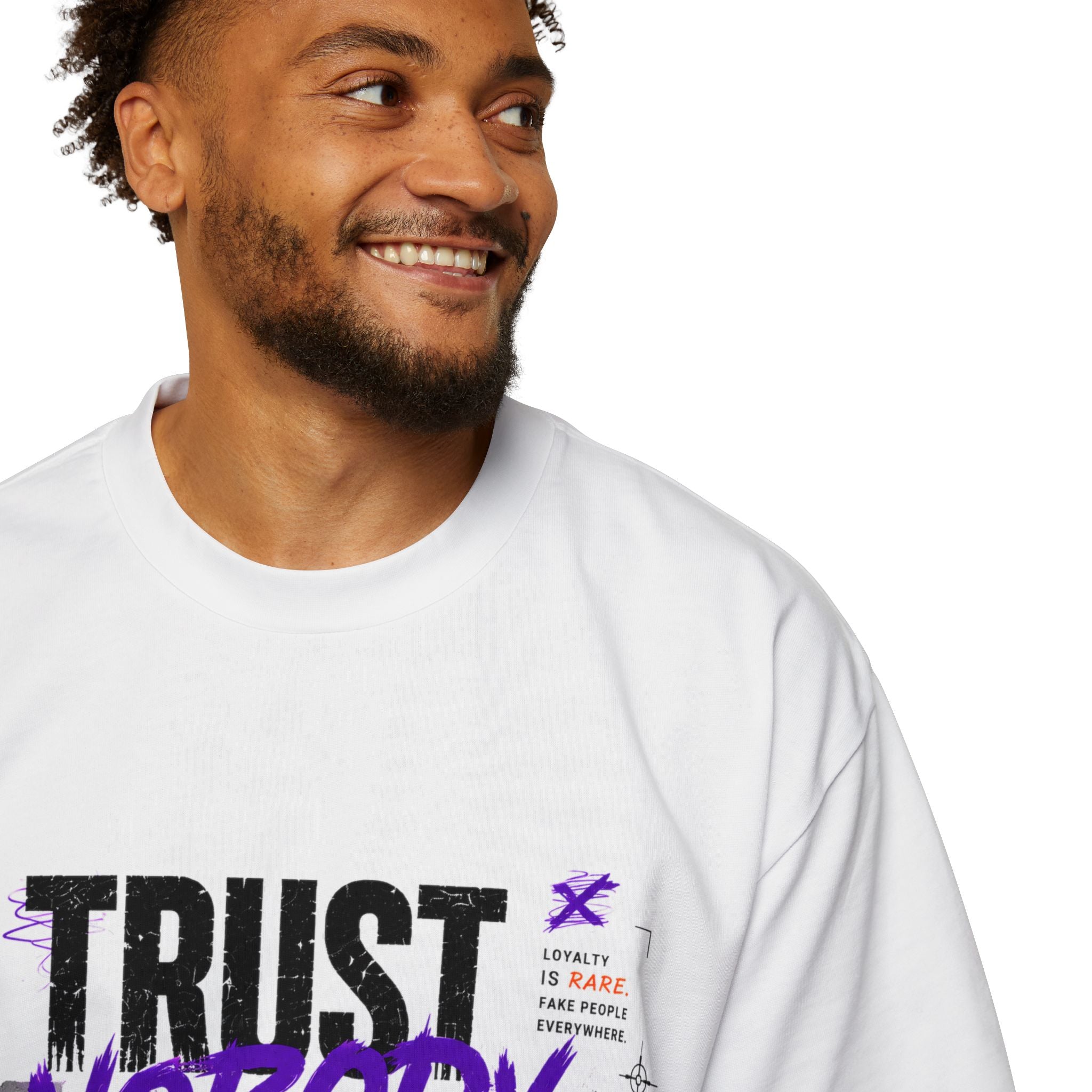 Trust Nobody Graphic Tee — Men's Oversized Streetwear T‑Shirt