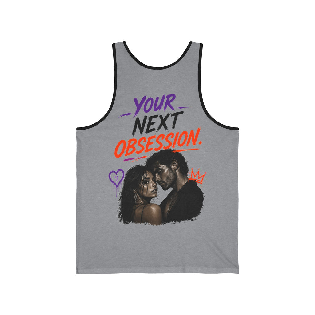 Tank Top — "We Kiss Like Enemies" Graphic Romantic Couple Tank