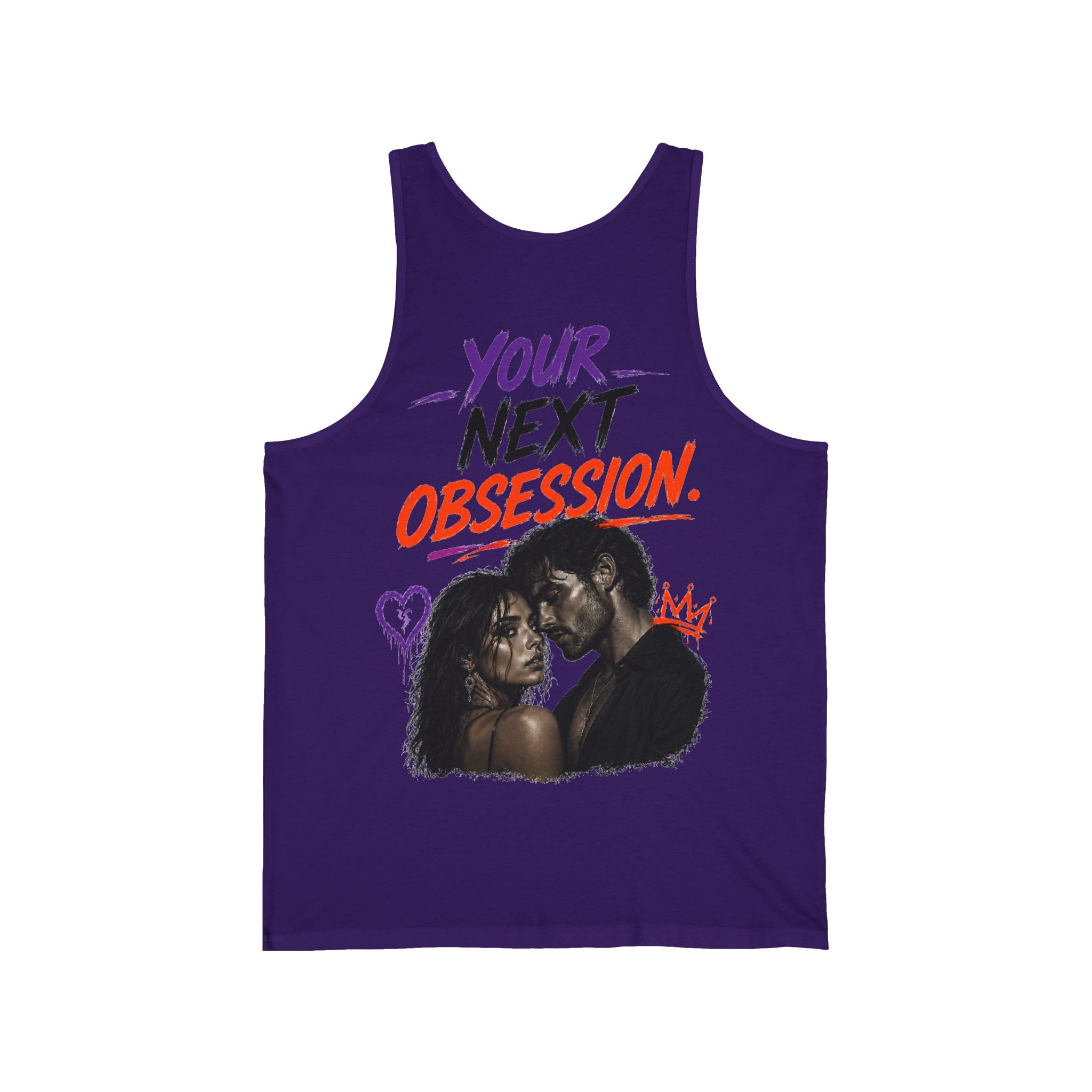 Tank Top — "We Kiss Like Enemies" Graphic Romantic Couple Tank